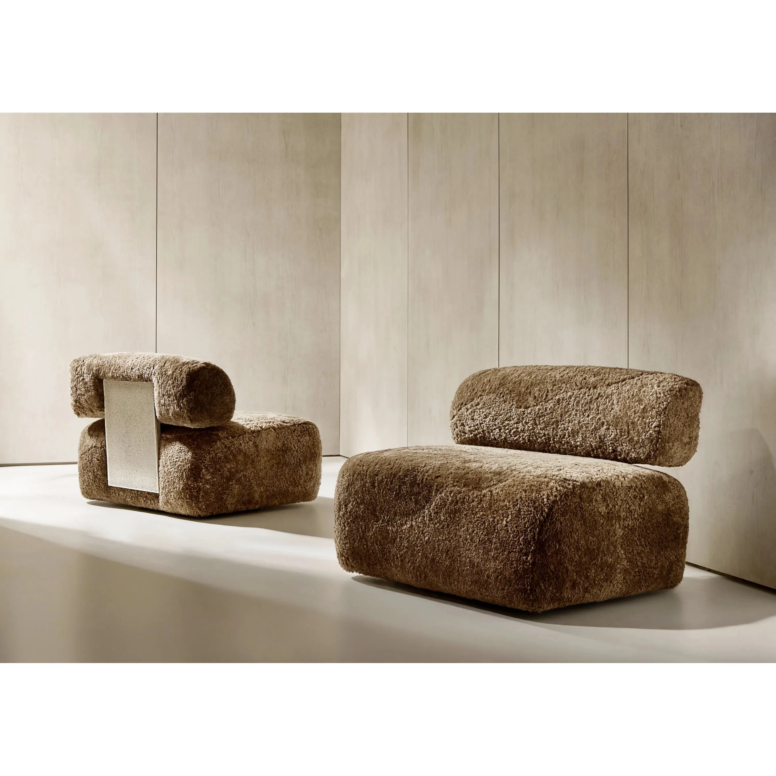 Paley Shearling Swivel Chair - Image 6