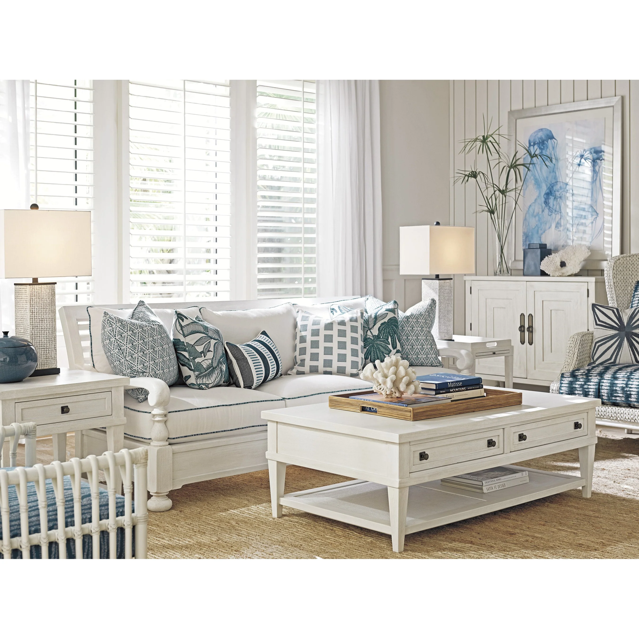 Palm Coast Rectangular Cocktail Table - Image 4