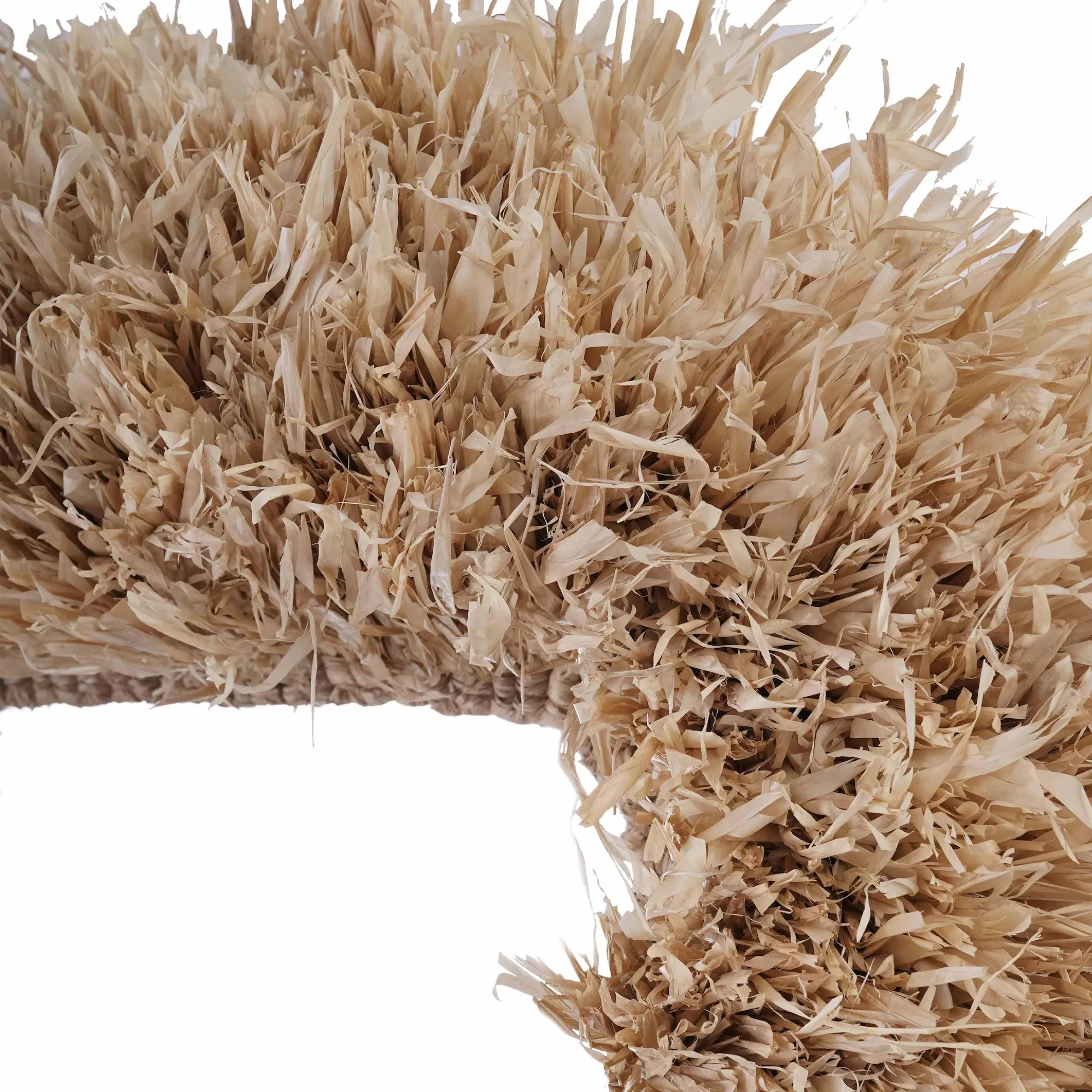 Palm Sisal Rectangular Wall Mirror - Image 3