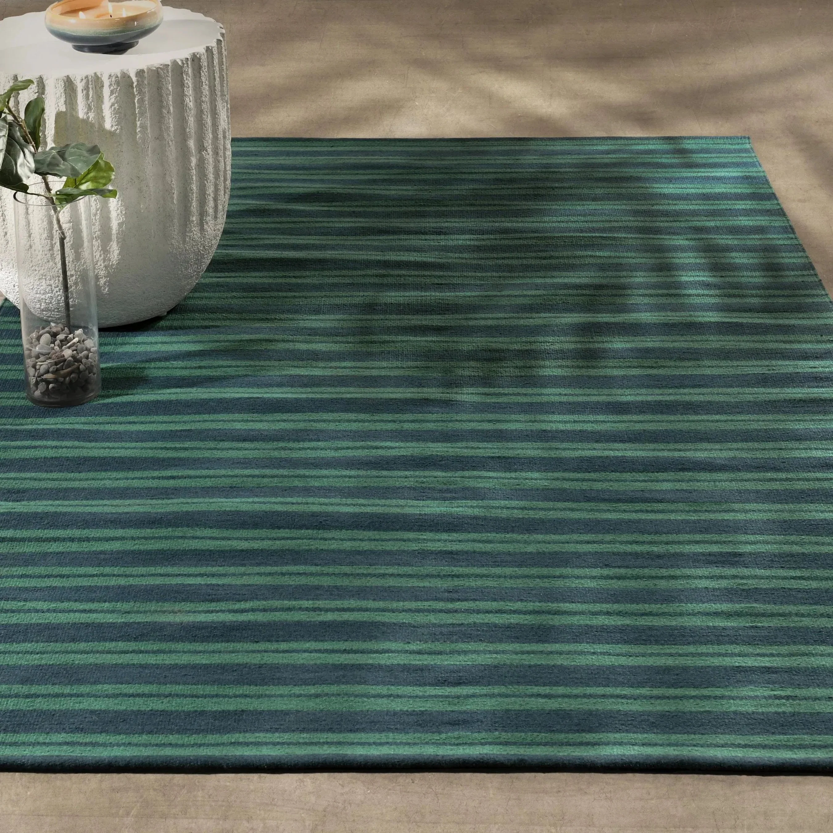 Palma Stripe Fabric Rug - Image 63