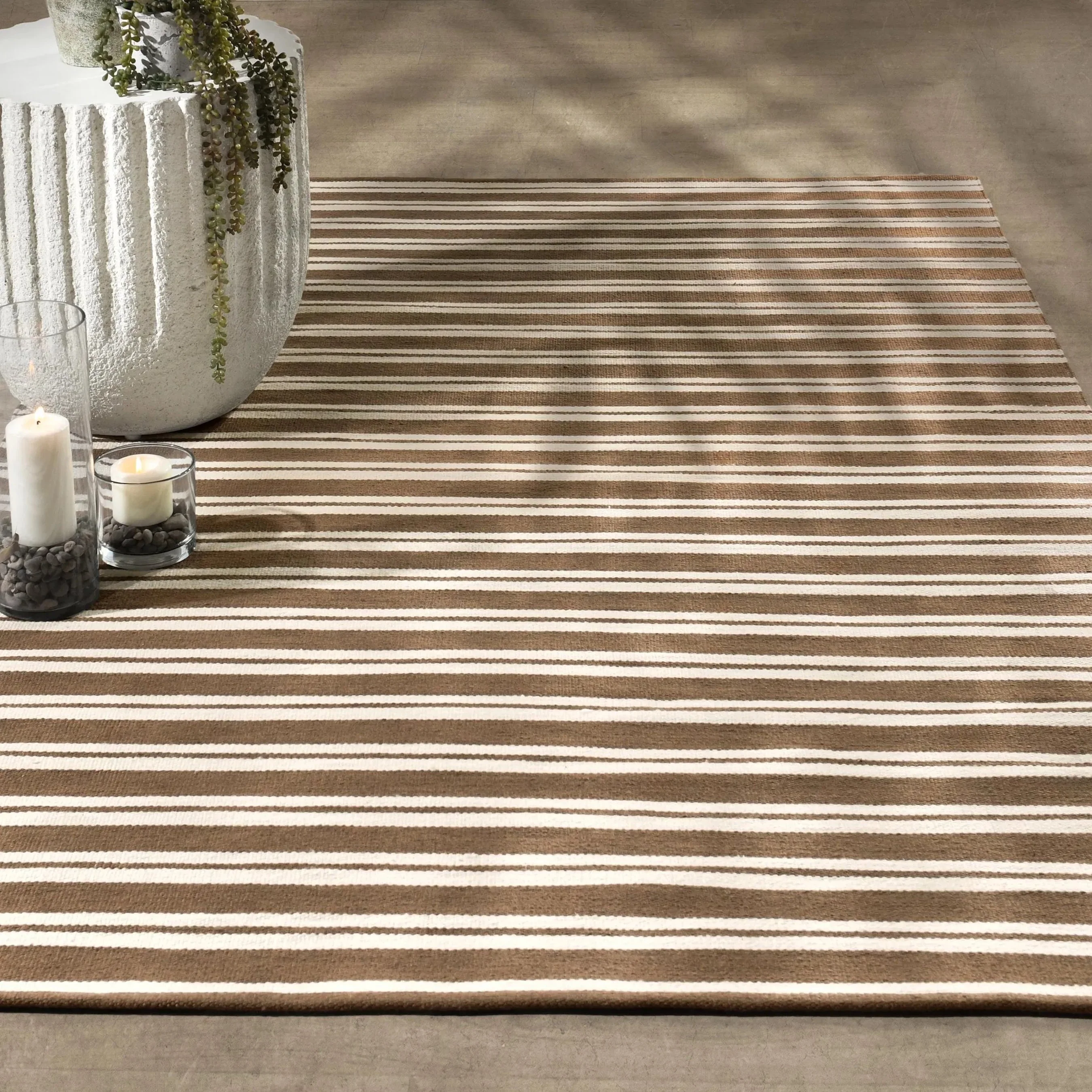 Palma Stripe Fabric Rug - Image 68
