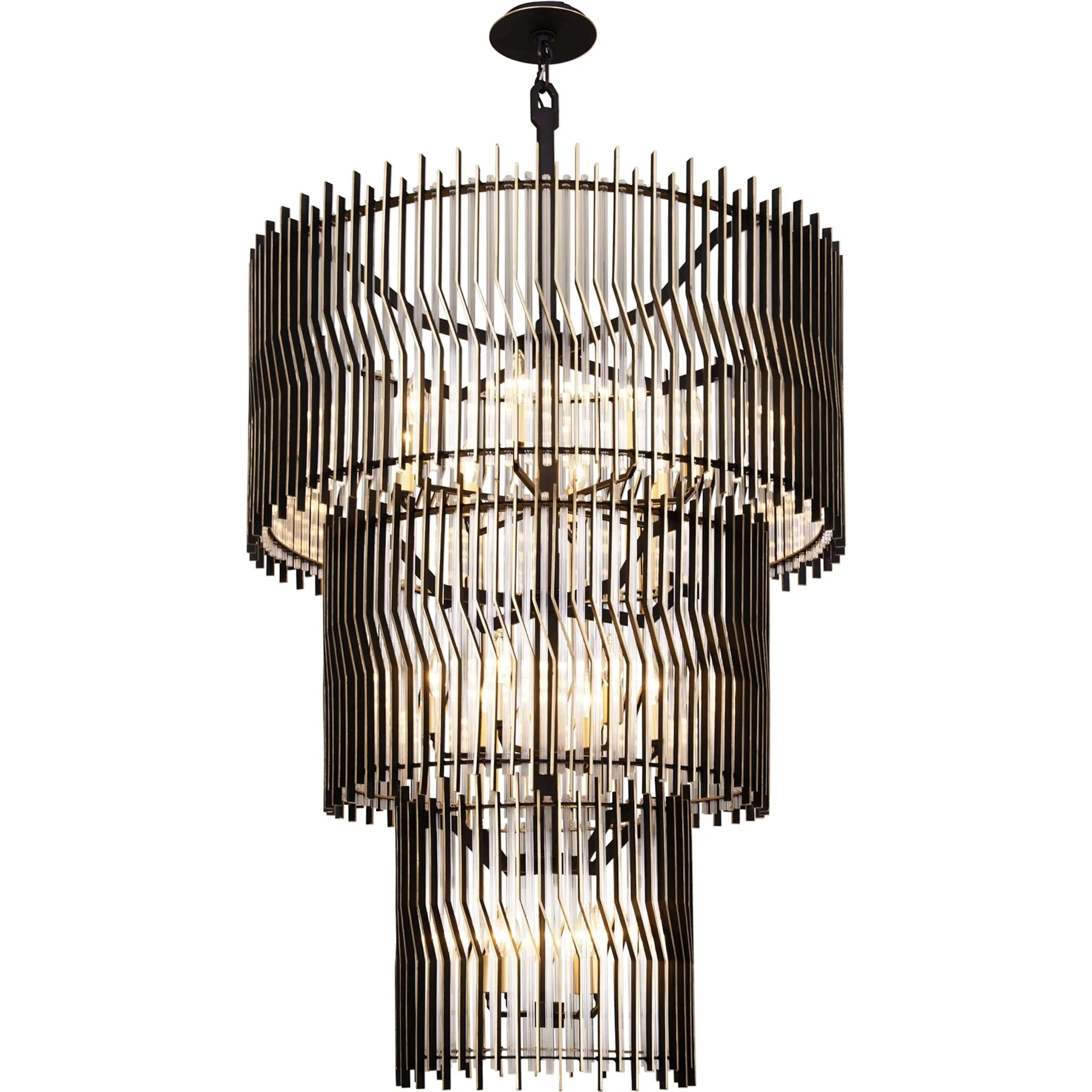 Park Row 3-Tier Chandelier