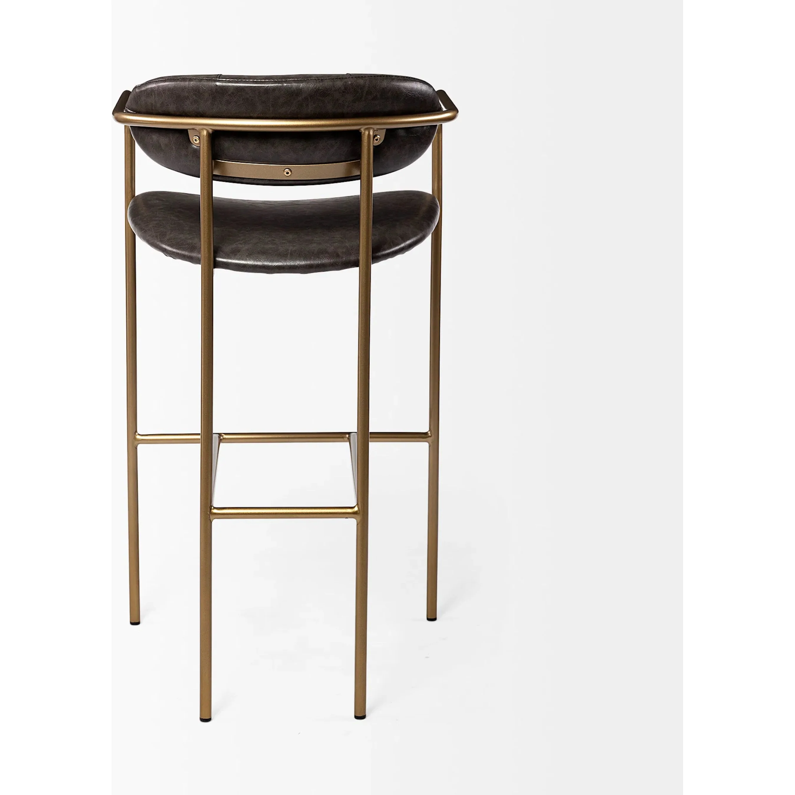 Parker Leather Seat Bar Stool - Image 4