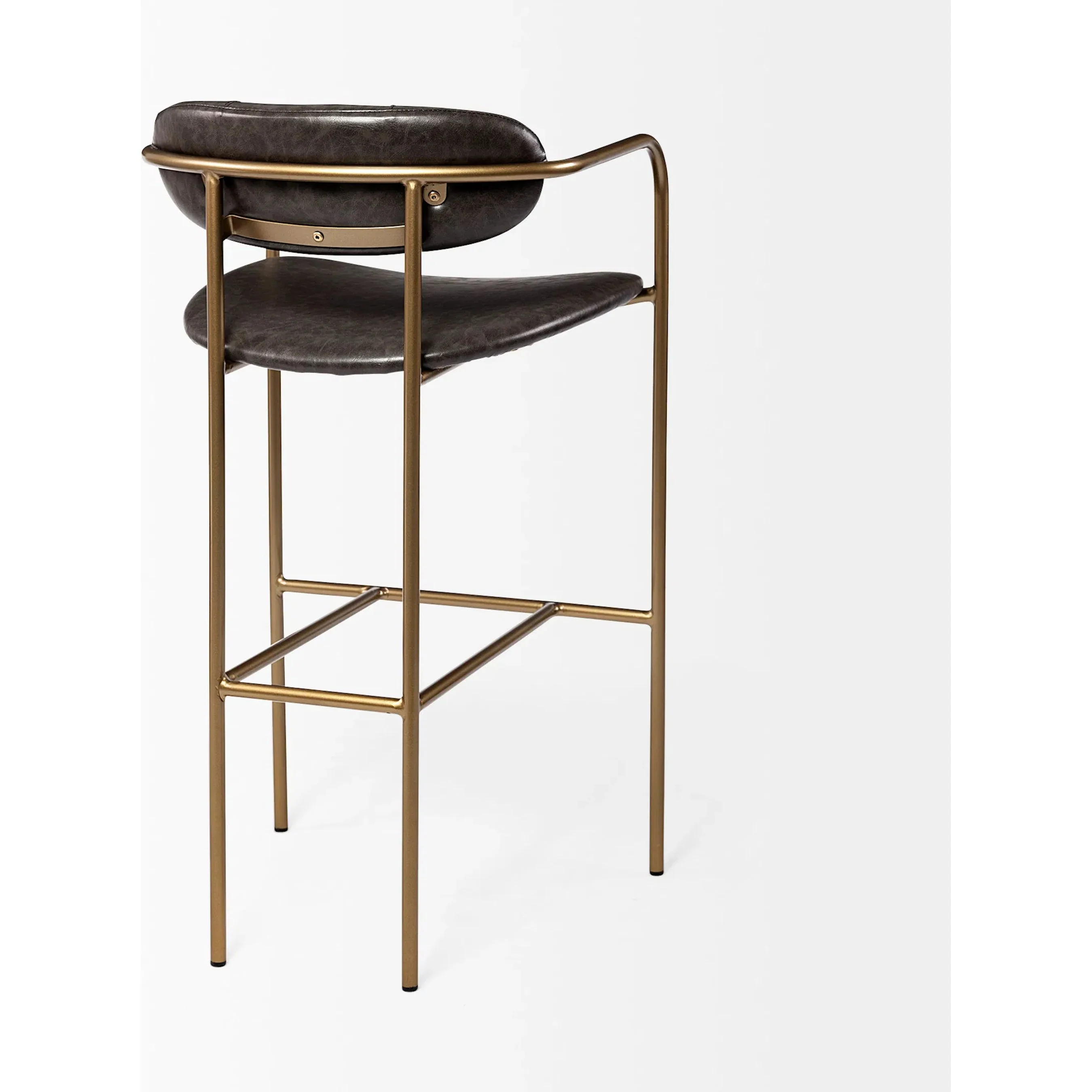 Parker Leather Seat Bar Stool - Image 5