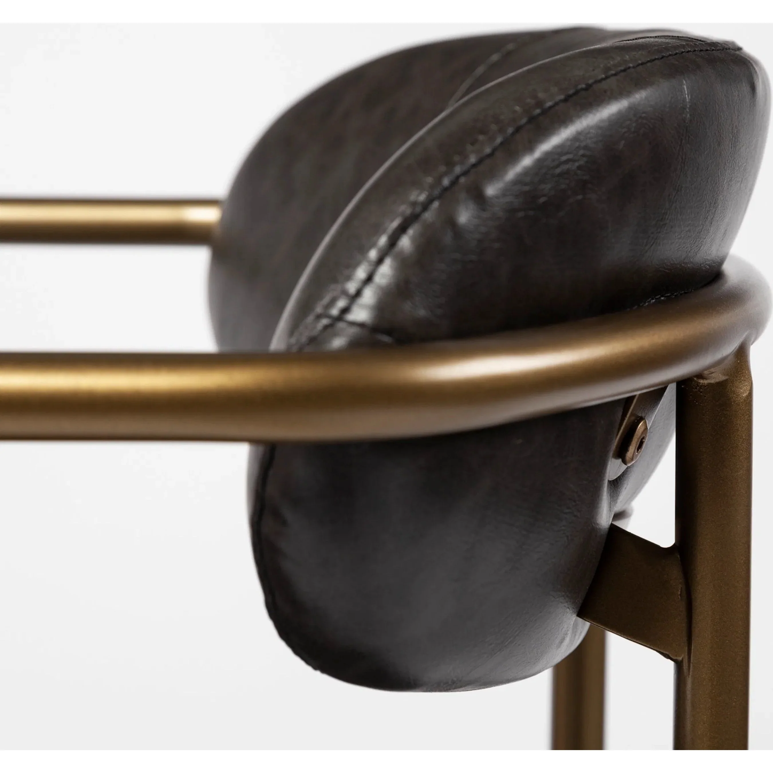 Parker Leather Seat Bar Stool - Image 8