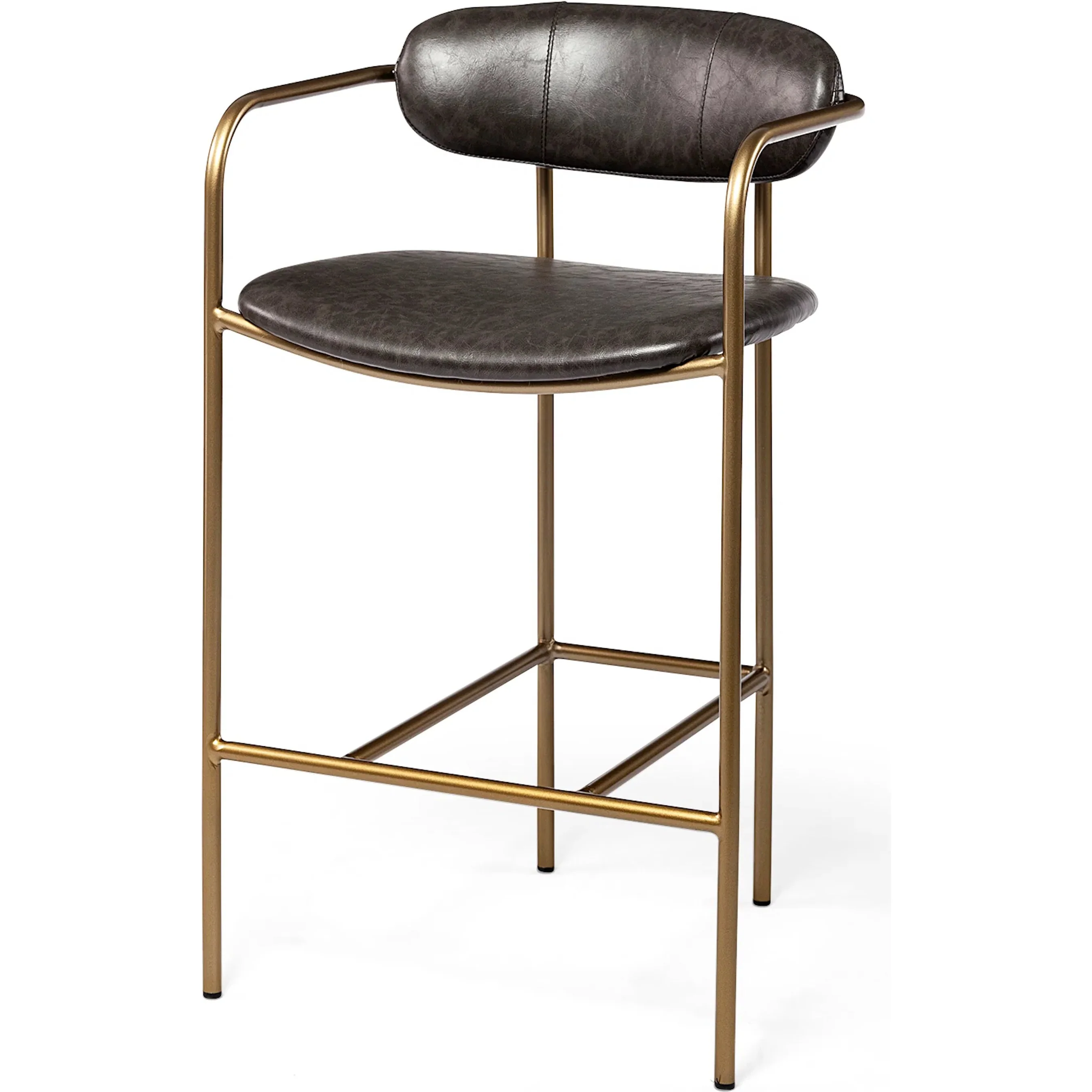 Parker Leather Seat Counter Stool