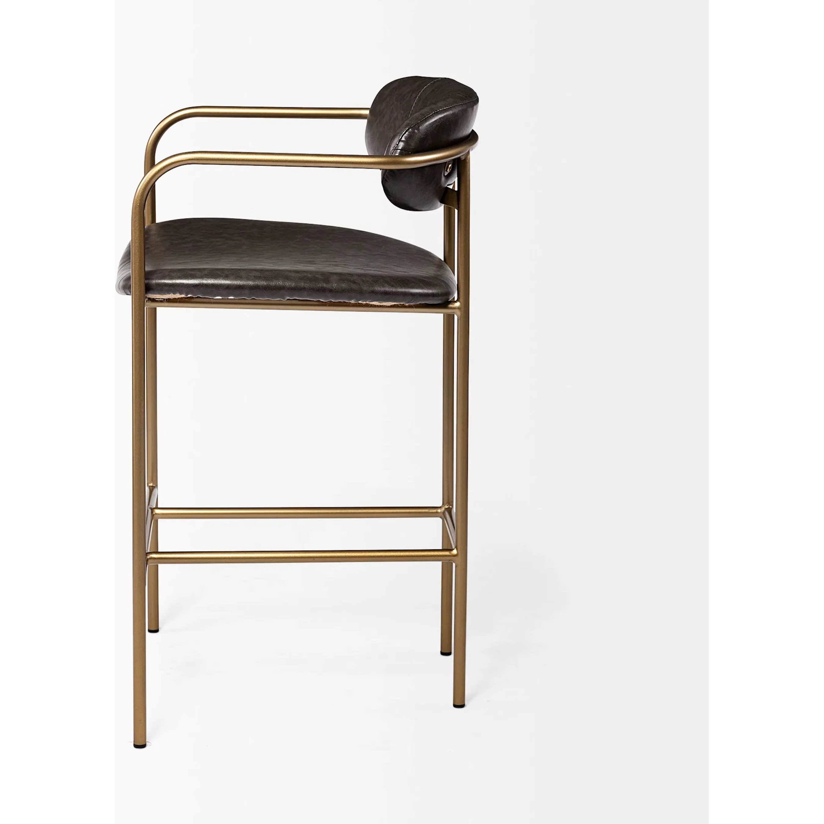 Parker Leather Seat Counter Stool - Image 3