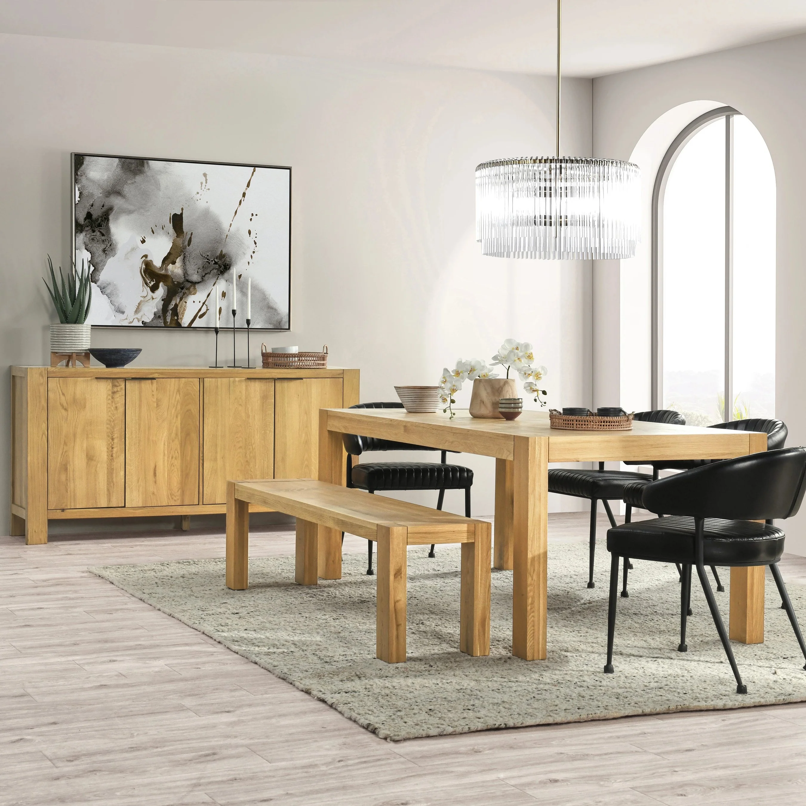Parsons Four Door Sideboard - Image 19