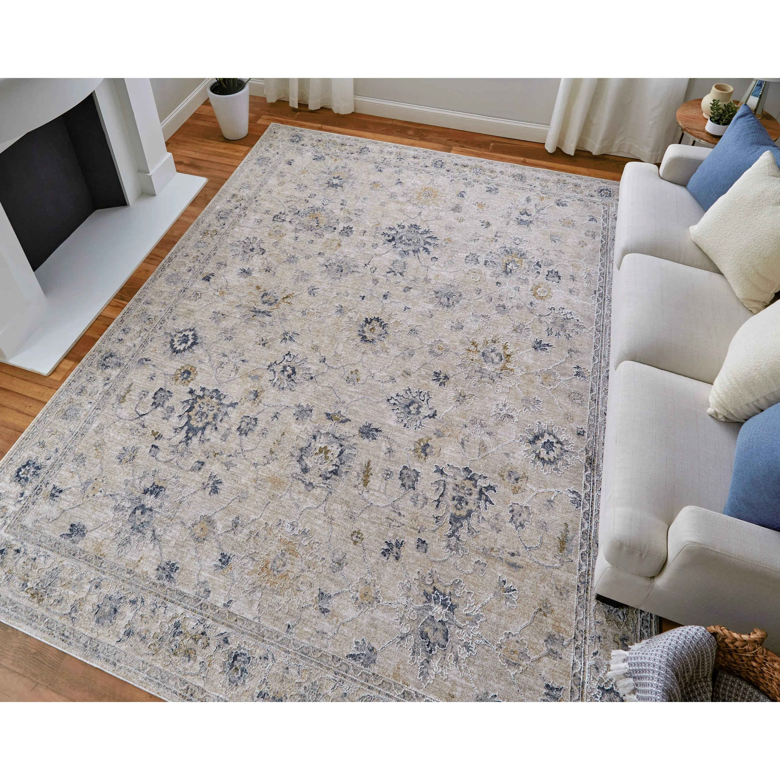 Pasha Transitional & Botanical Rug - 39M7F - Image 17