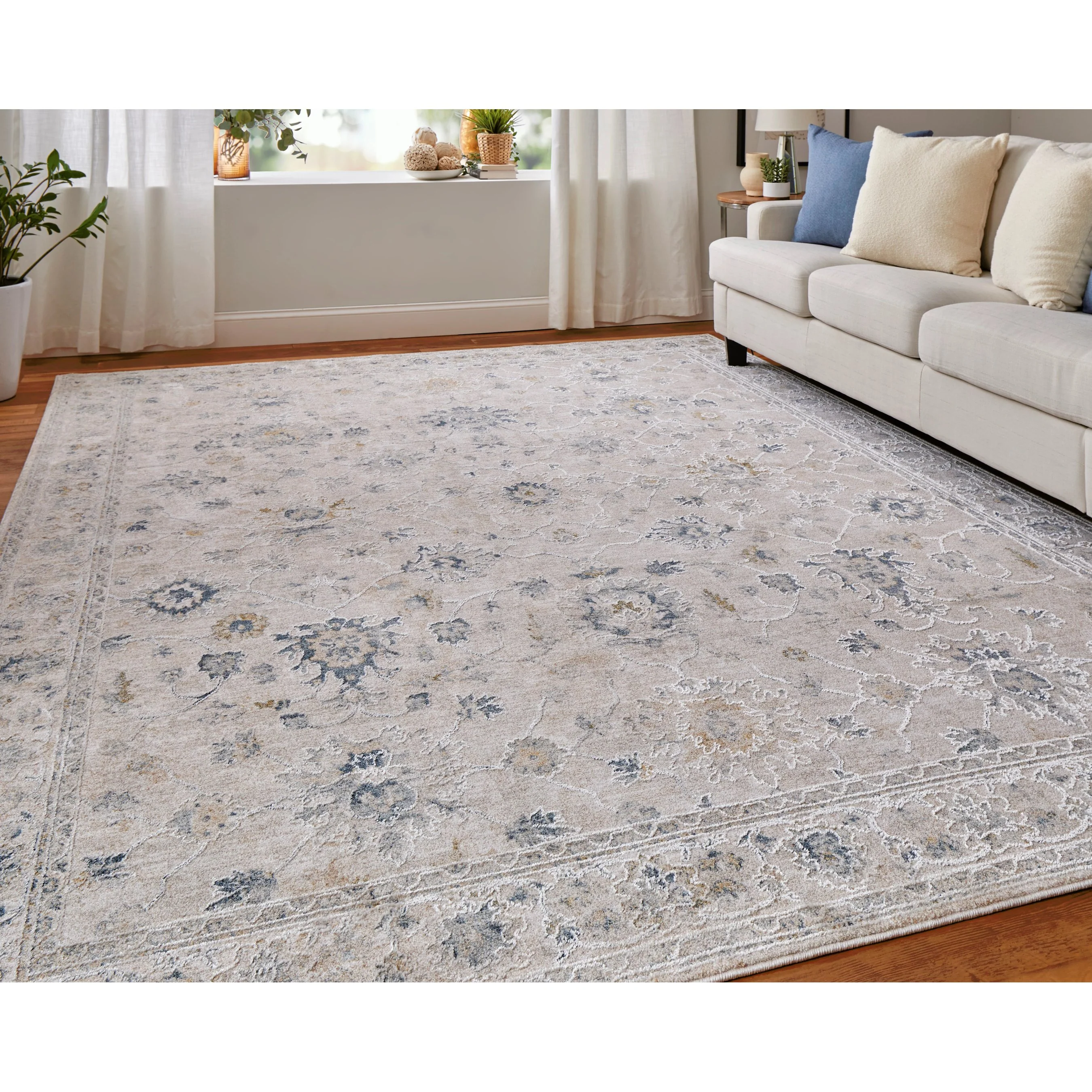 Pasha Transitional & Botanical Rug - 39M7F - Image 18