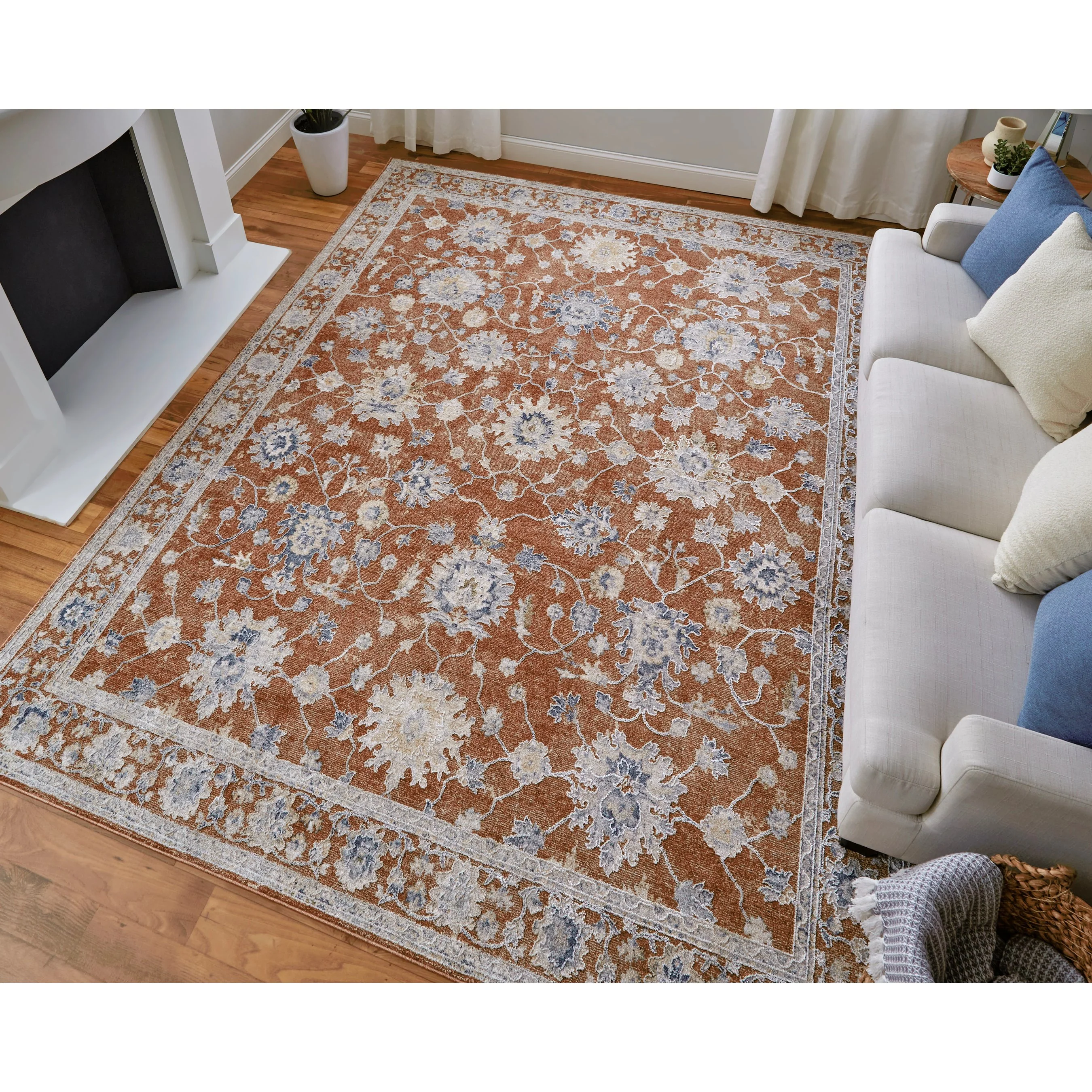 Pasha Transitional & Botanical Rug - 39M7F - Image 19