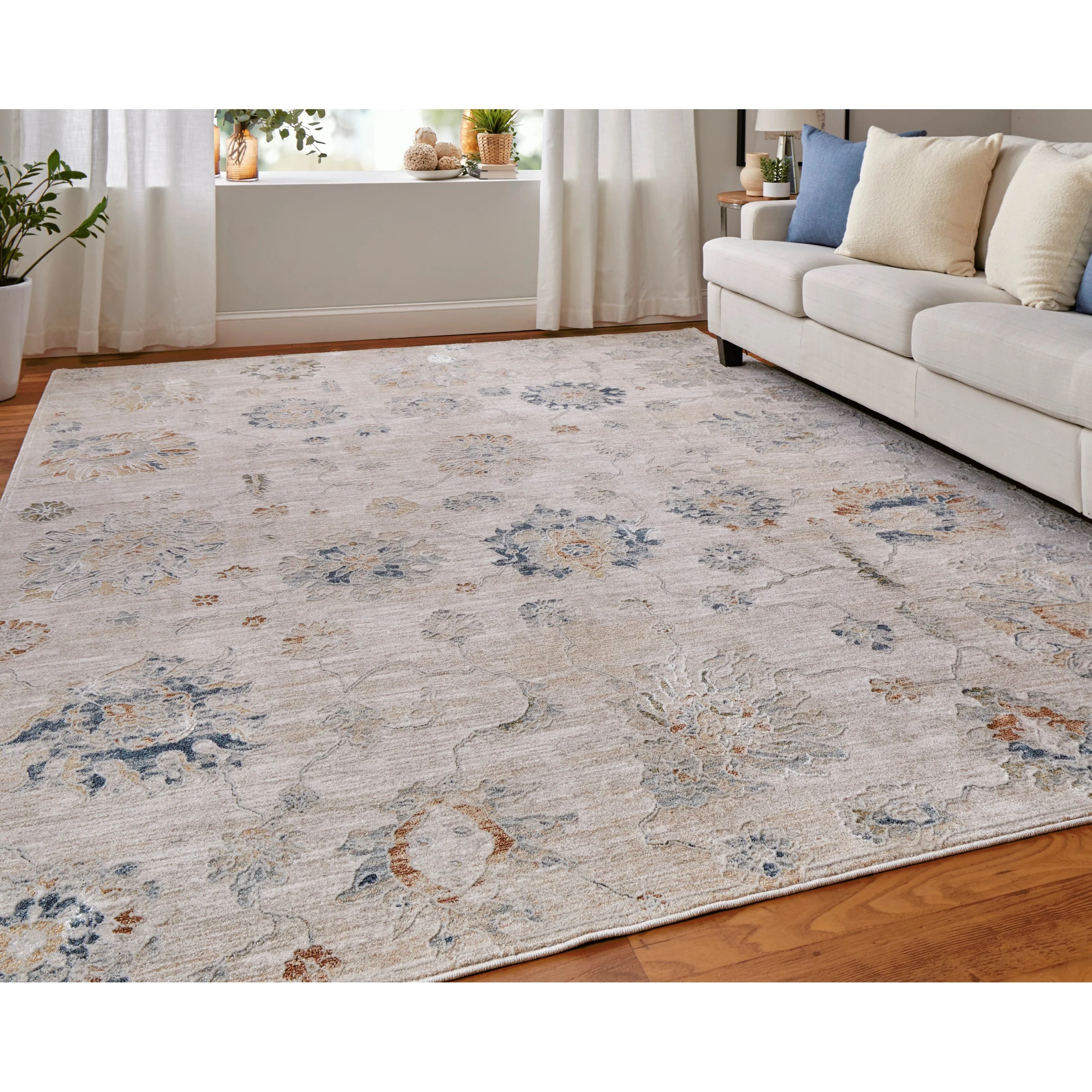 Pasha Transitional & Botanical Rug - 39M9F - Image 10