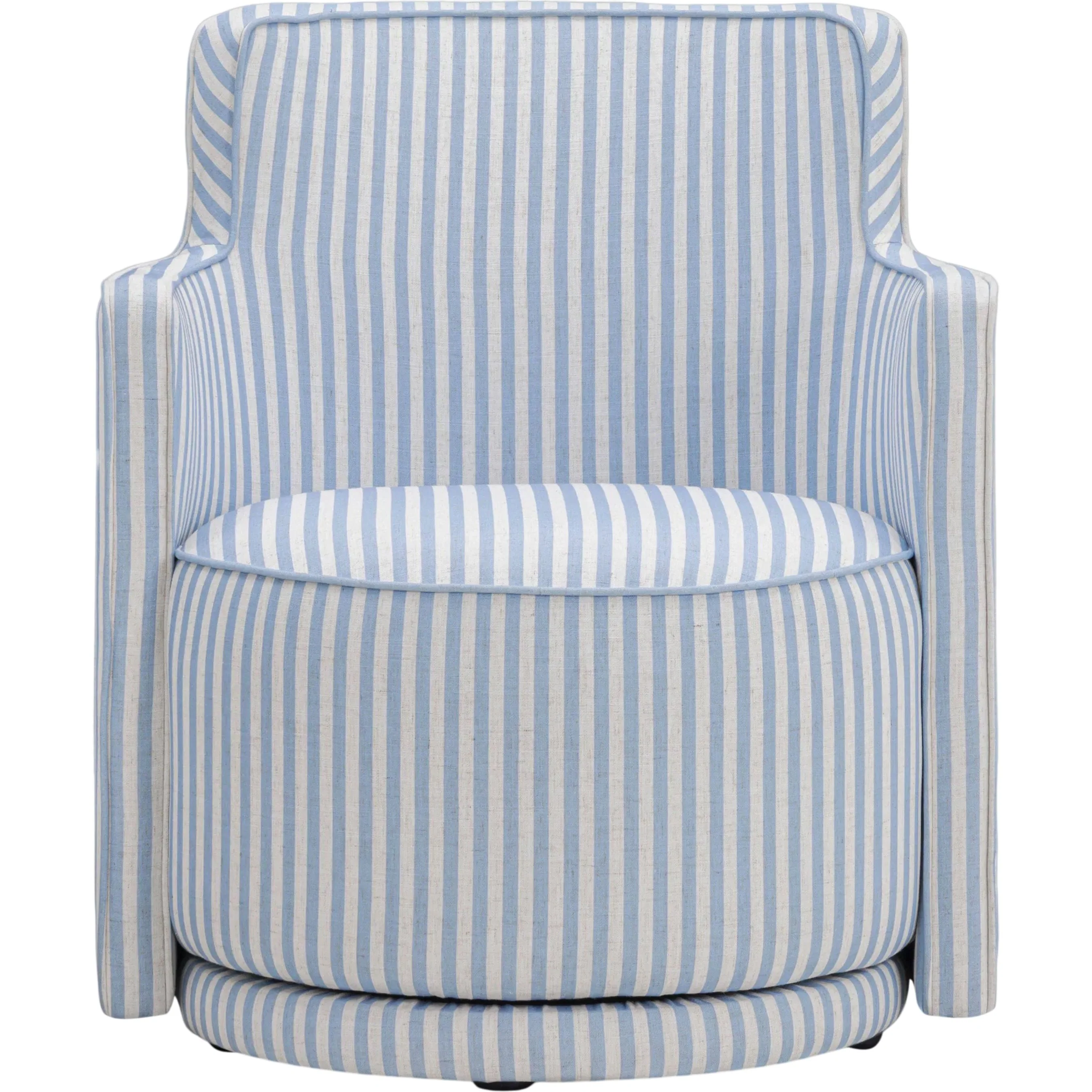 Passe Striped Swivel Chair