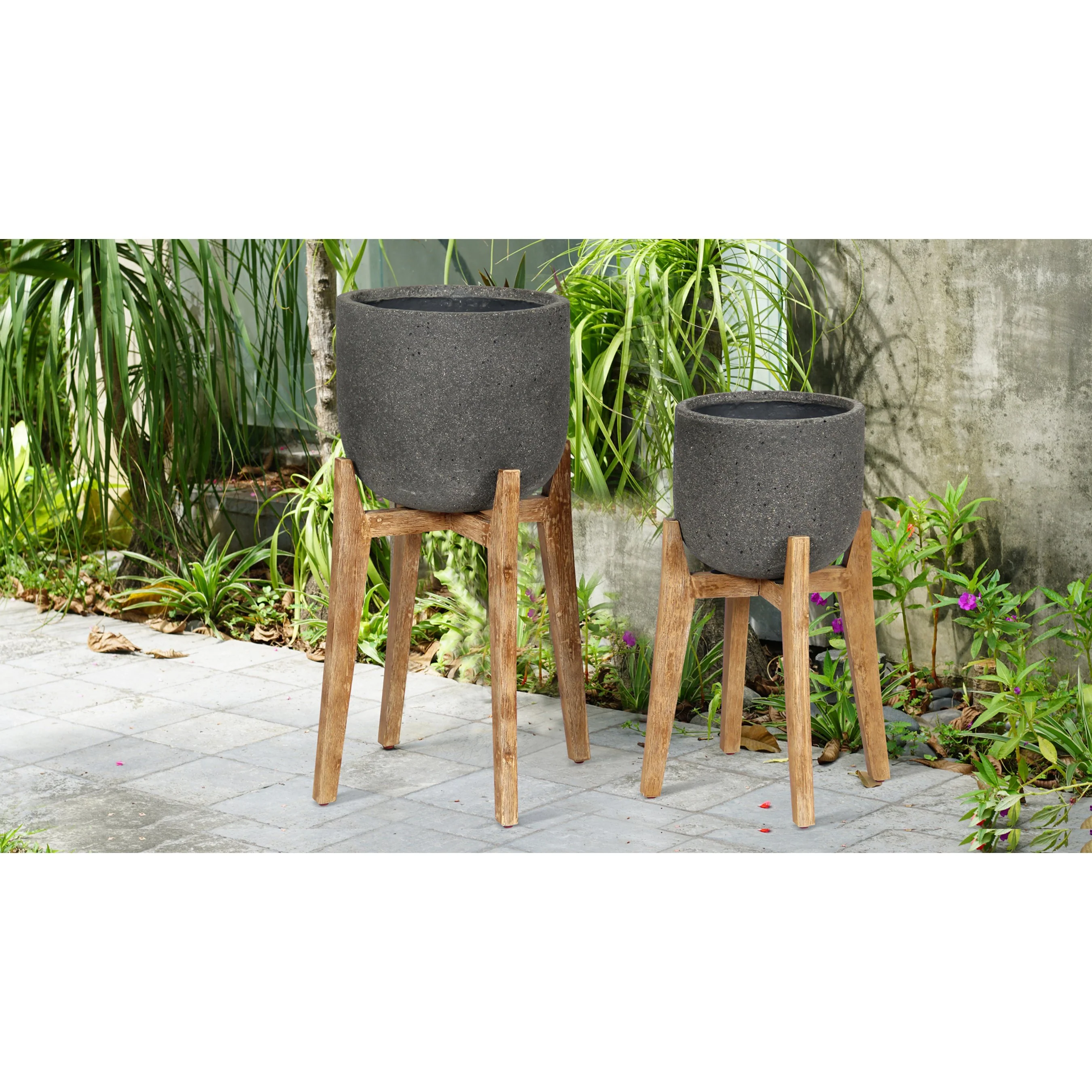 Patio Round Standing Pot - Image 3
