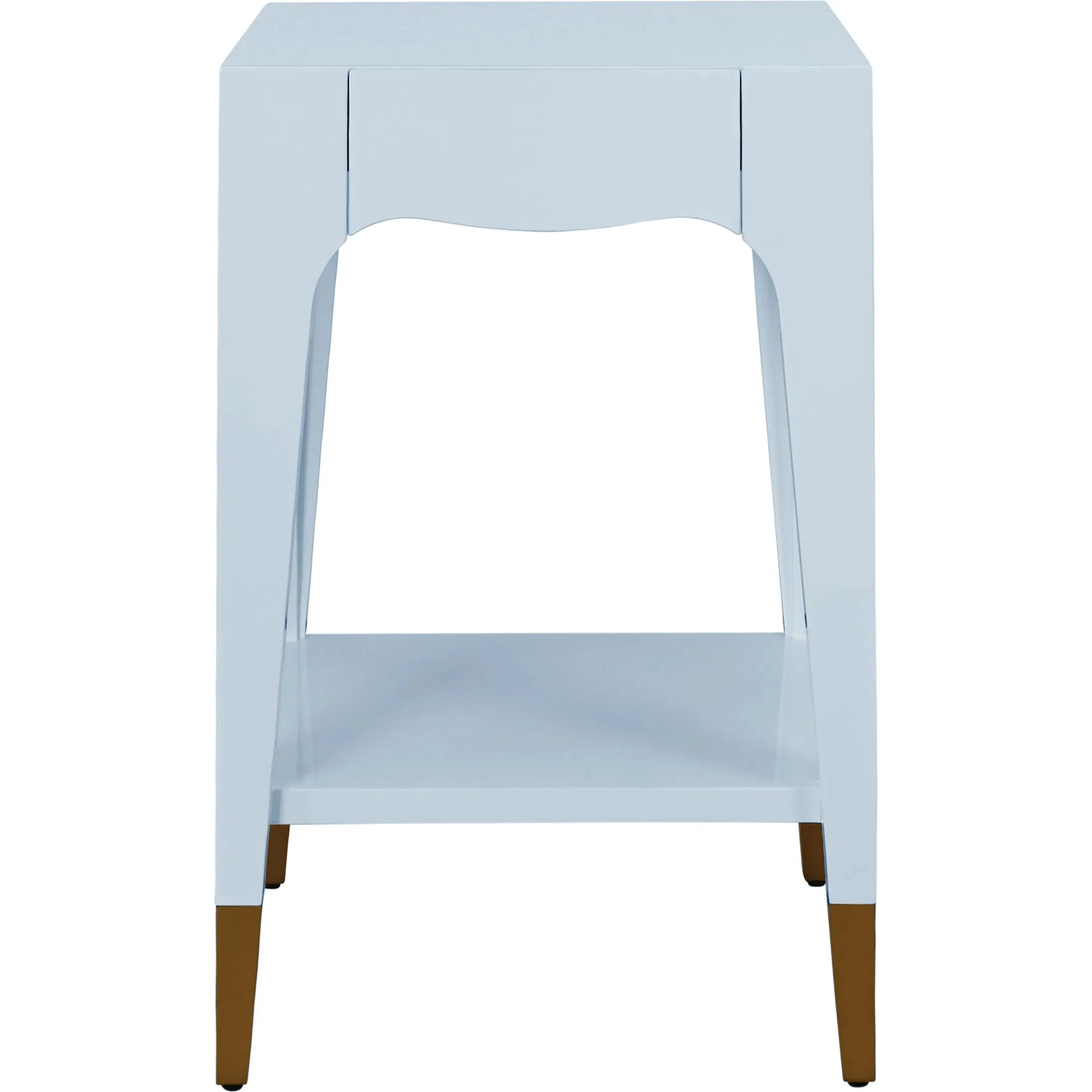 Patti Tapered Leg One Drawer Side Table