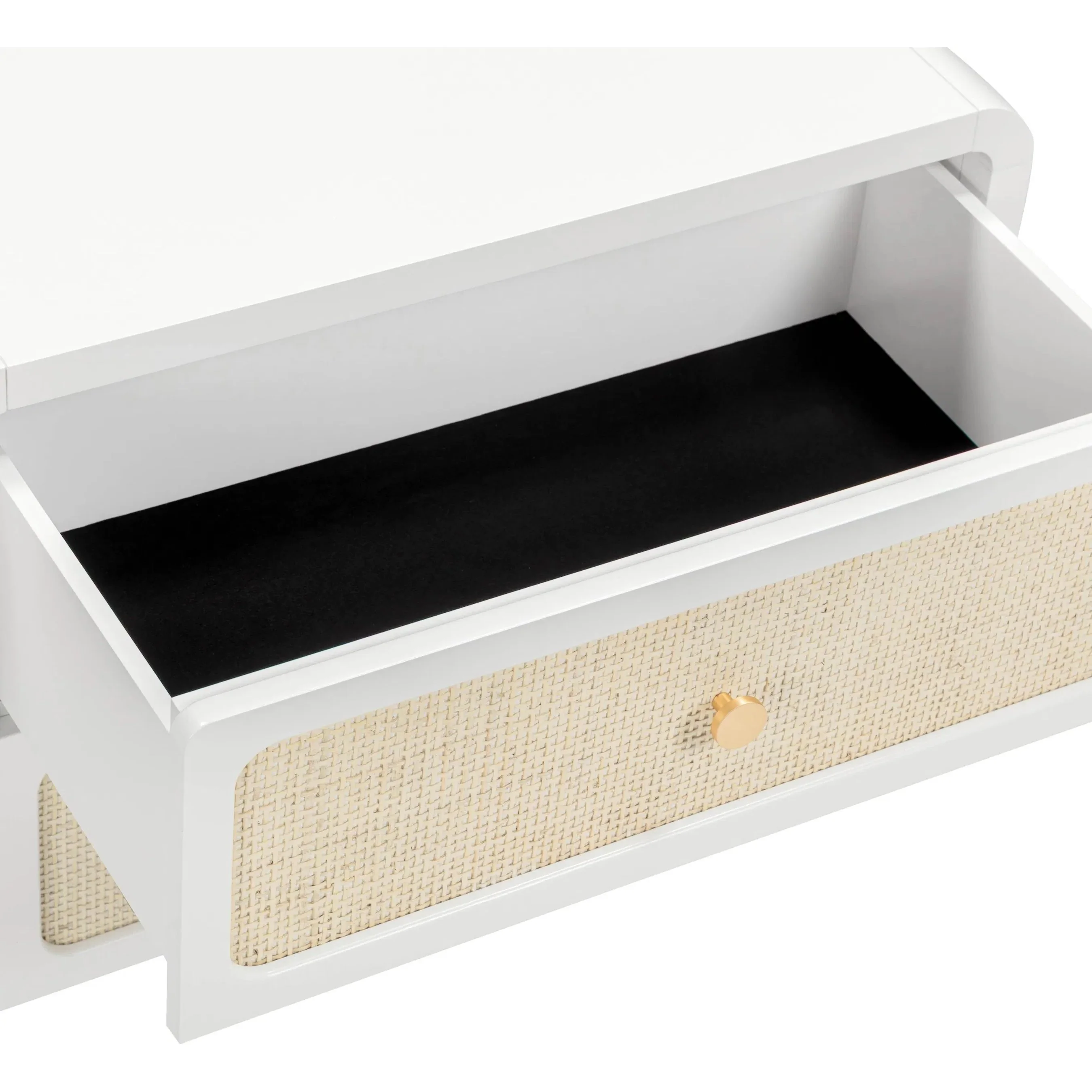 Patty Rattan 2 Drawer Nightstand - Image 10