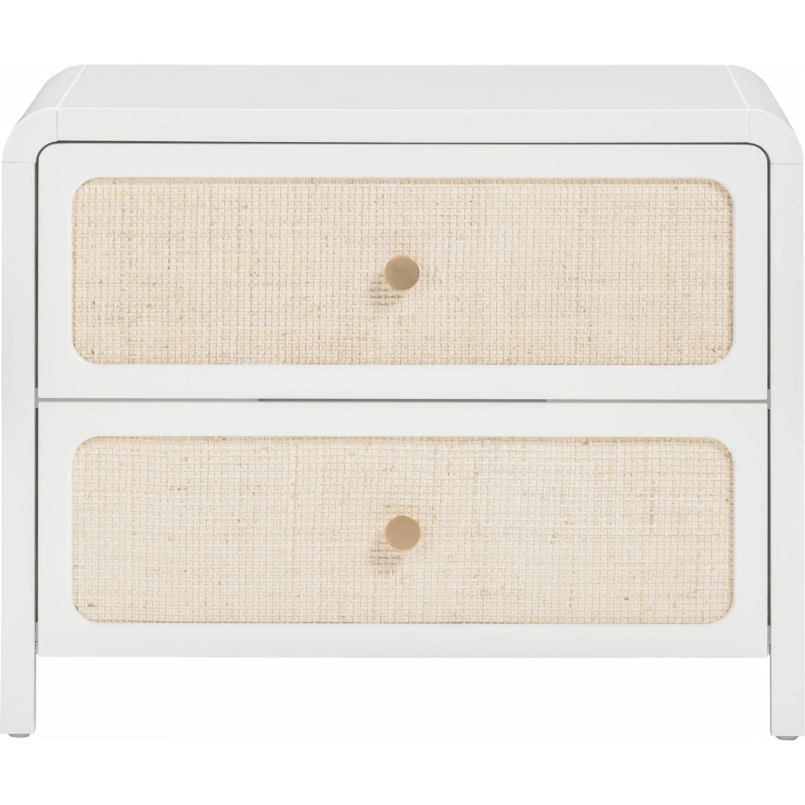Patty Rattan 2 Drawer Nightstand - Image 5