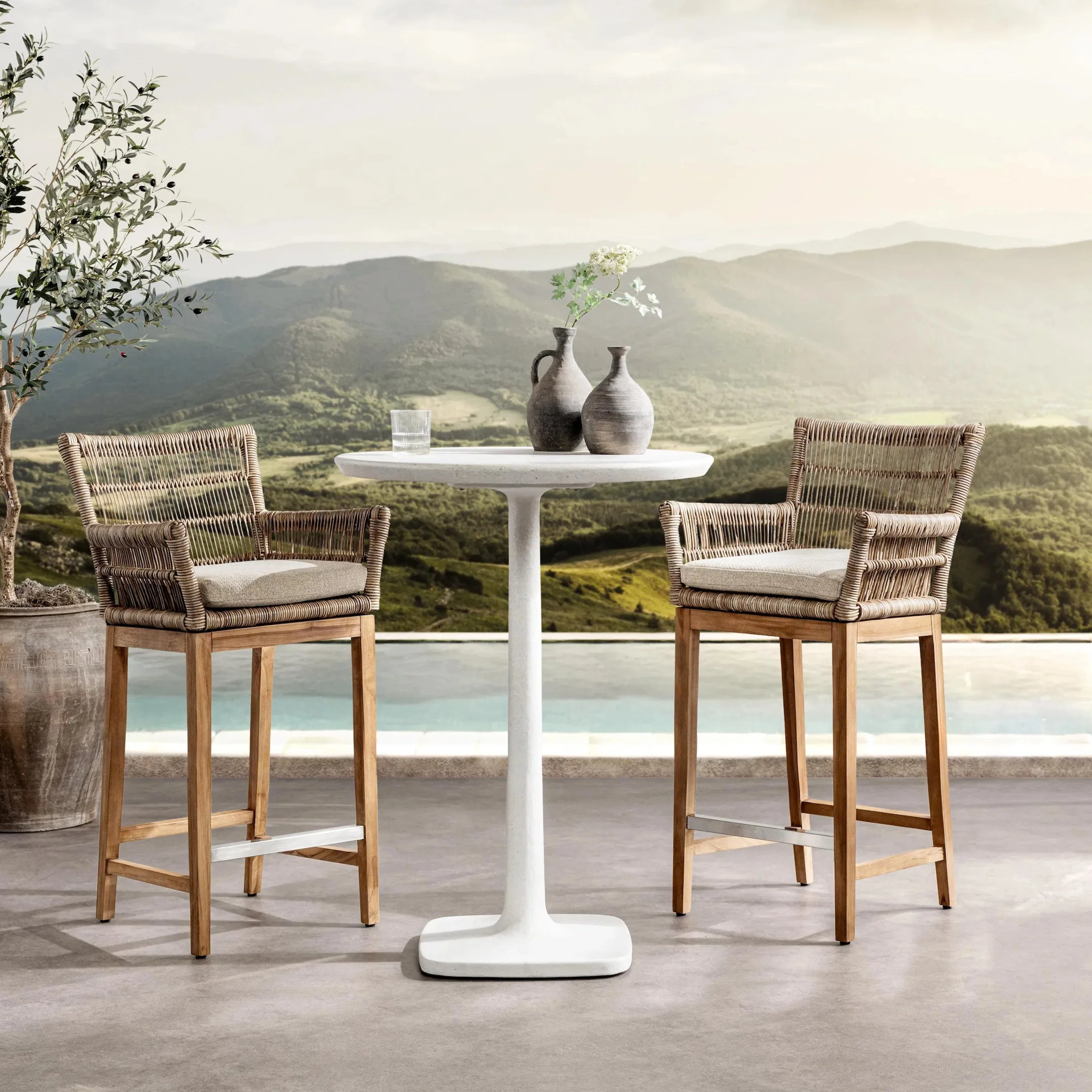 Paulina Outdoor Bar Table - Image 5