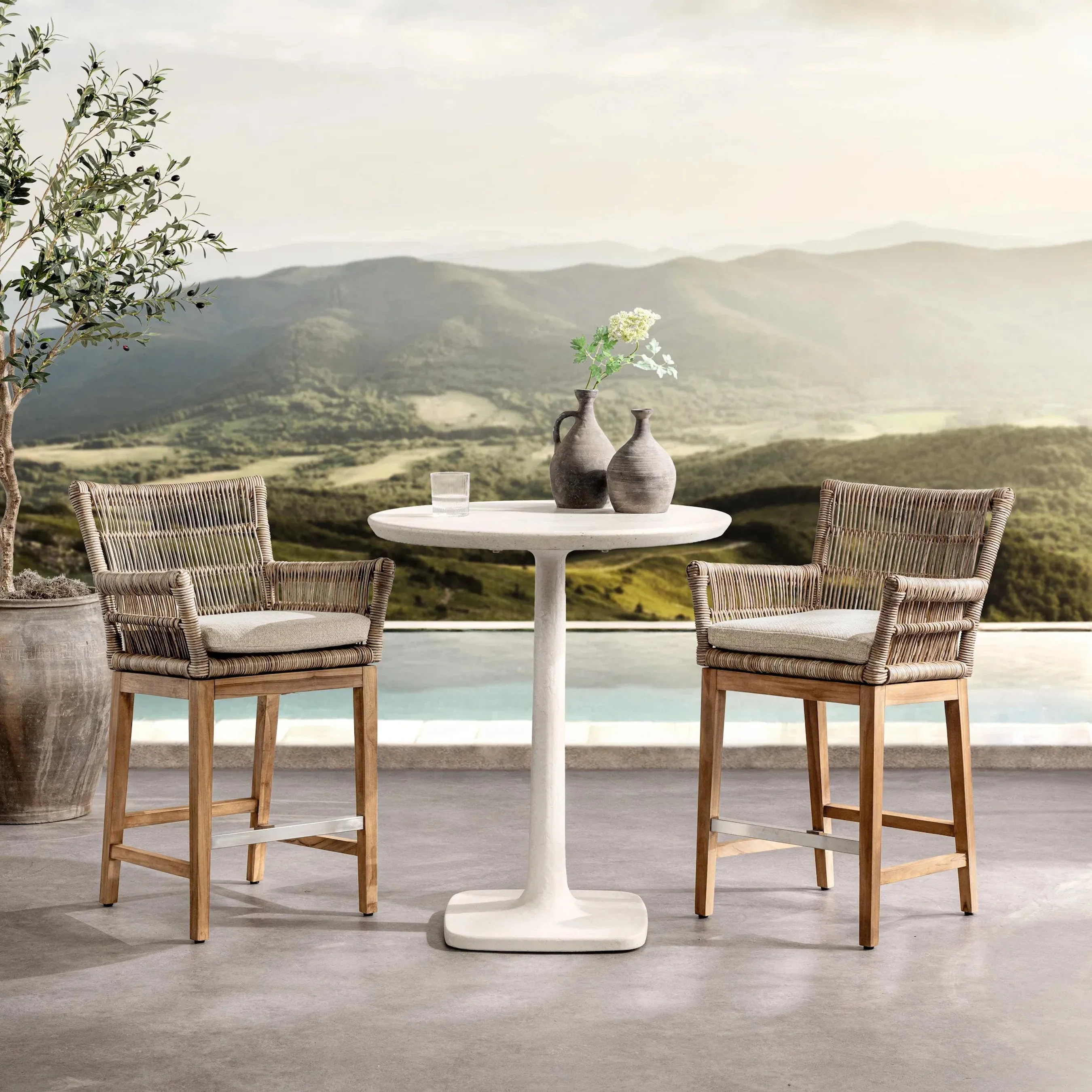 Paulina Outdoor Counter Table - Image 5