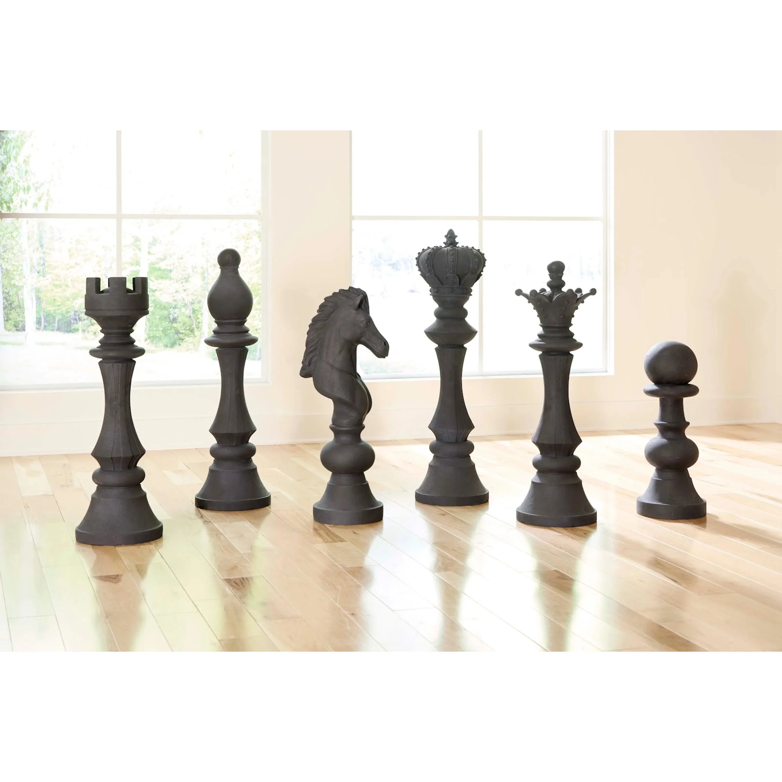 Pawn Chess Sculpture Cast Stone - Image 9