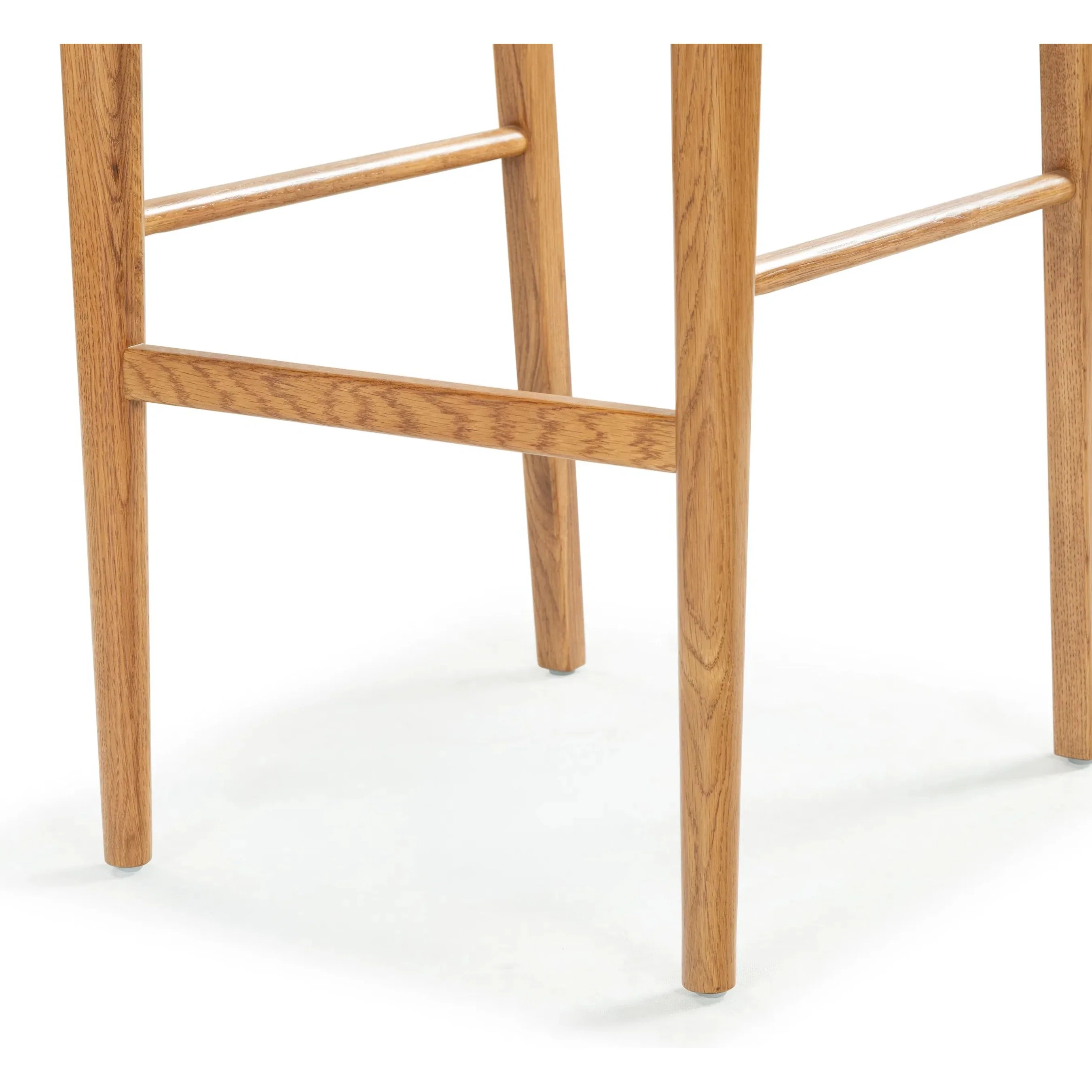 Peach Rattan Barstool - Image 14