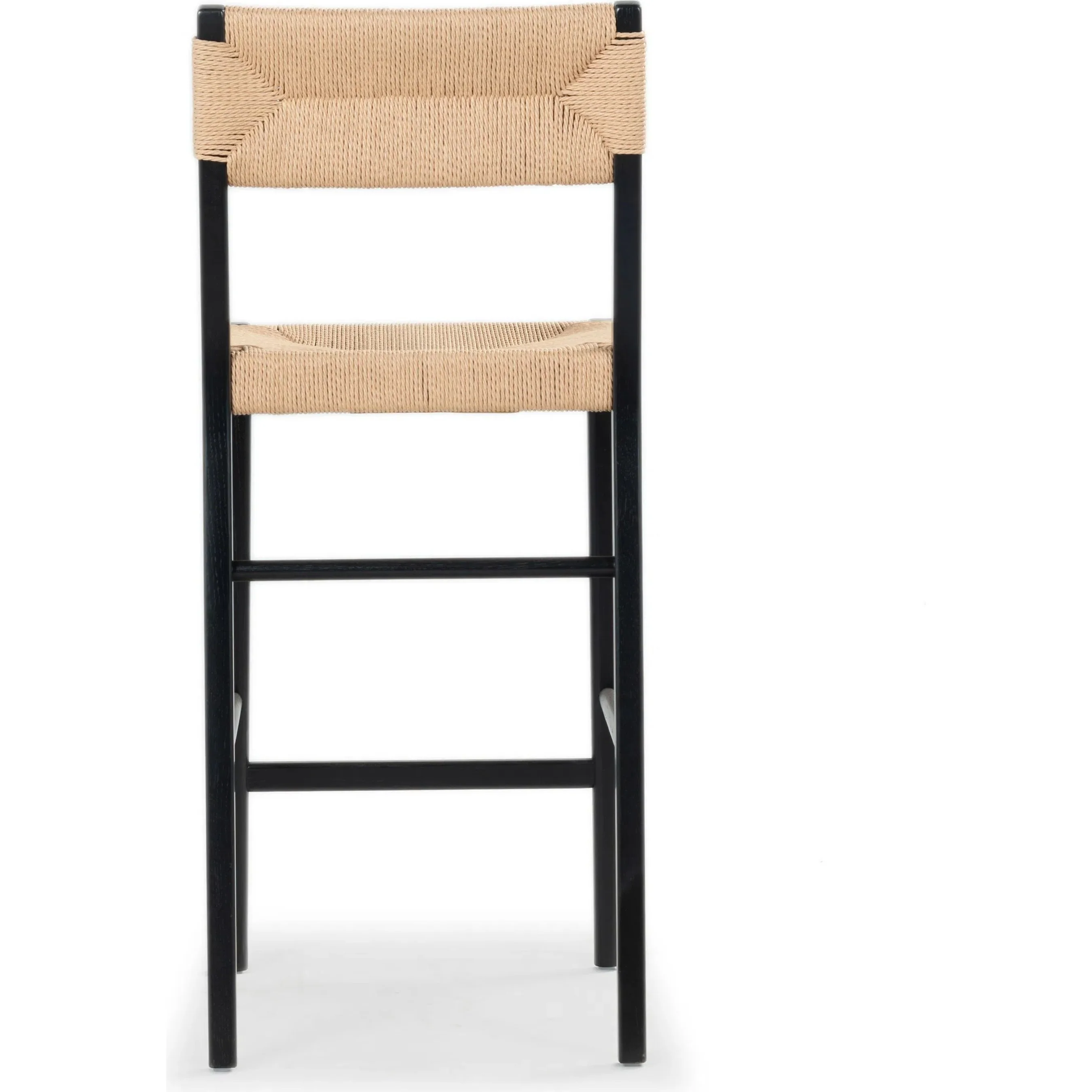 Peach Rattan Counter Stool - Image 4