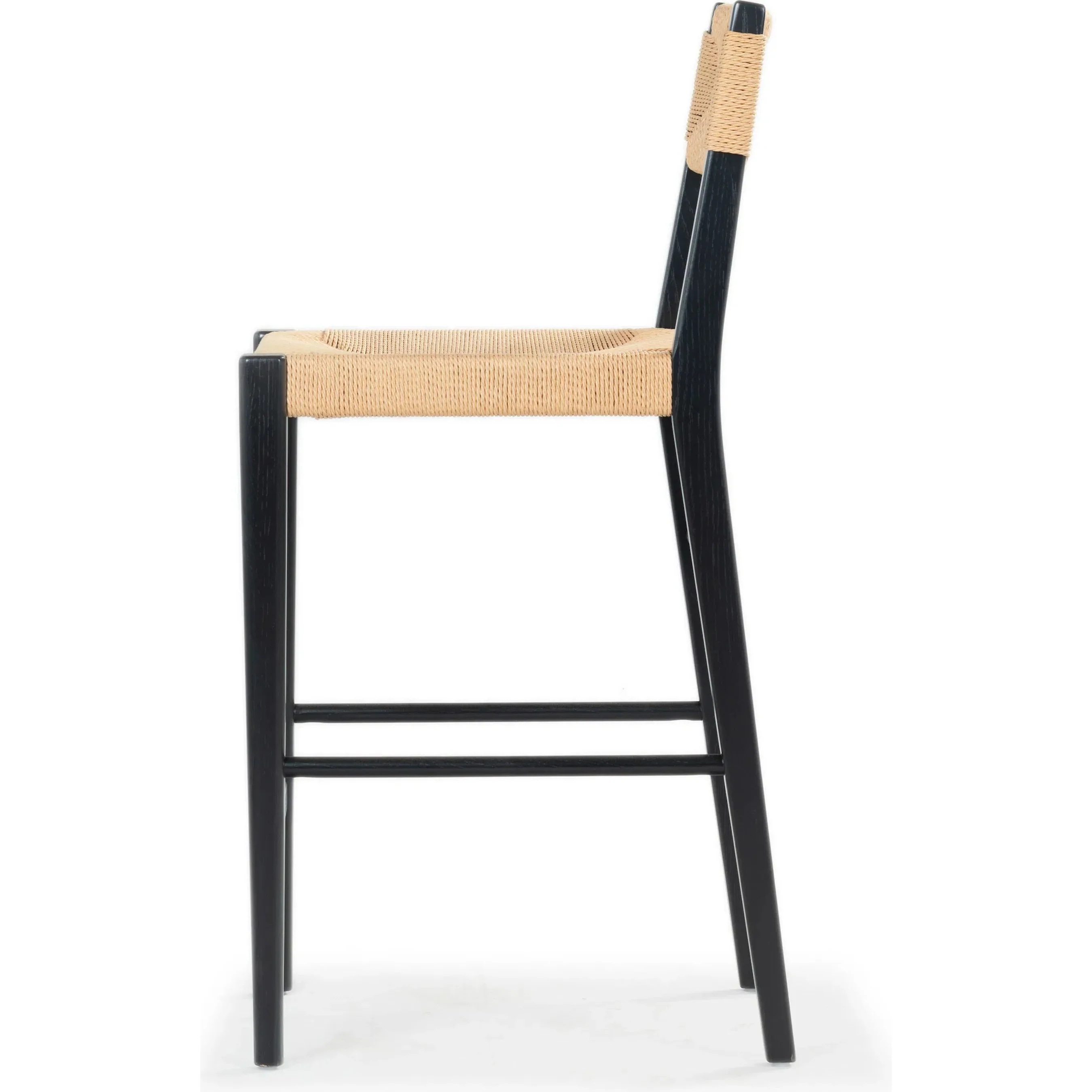Peach Rattan Counter Stool - Image 5