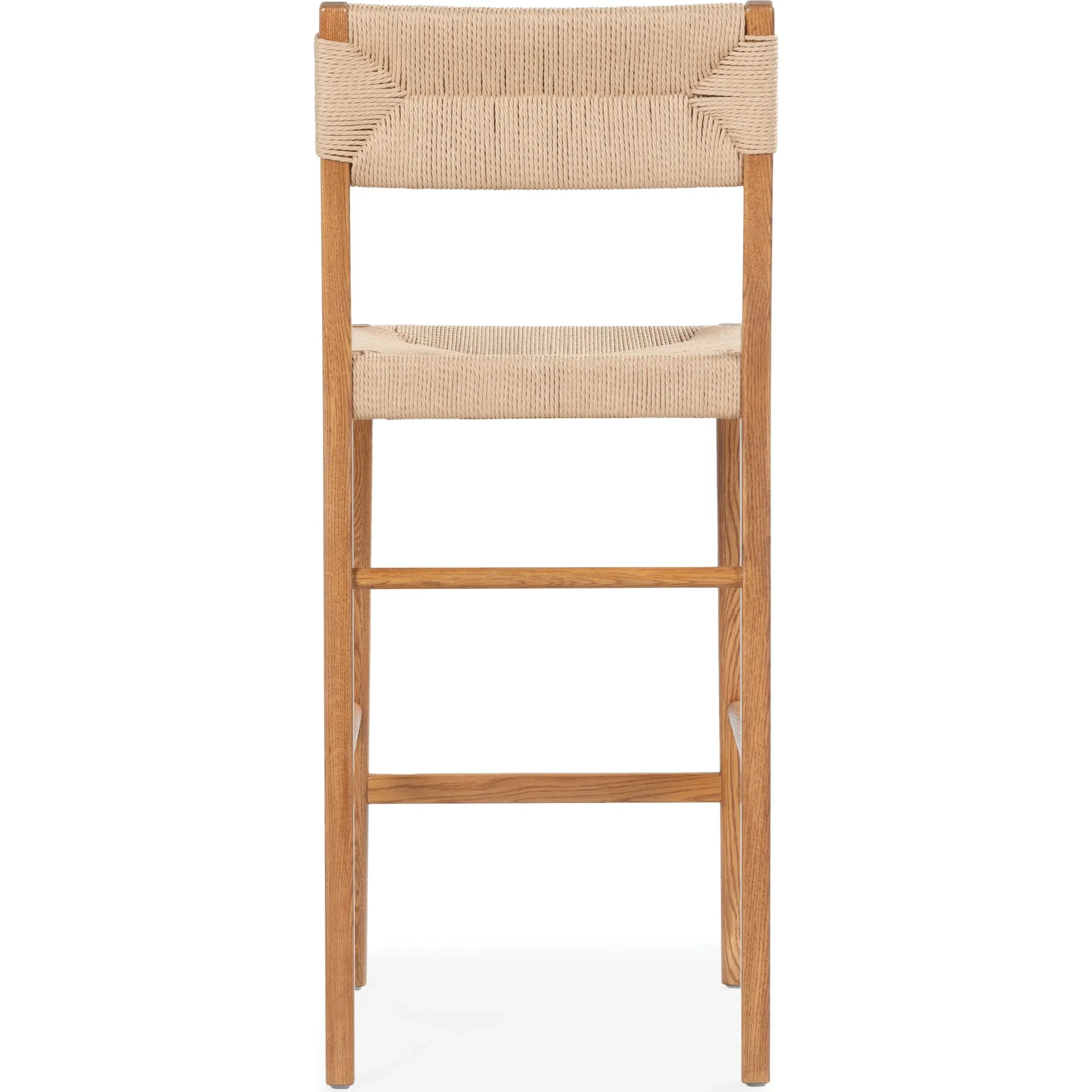 Peach Rattan Counter Stool - Image 7