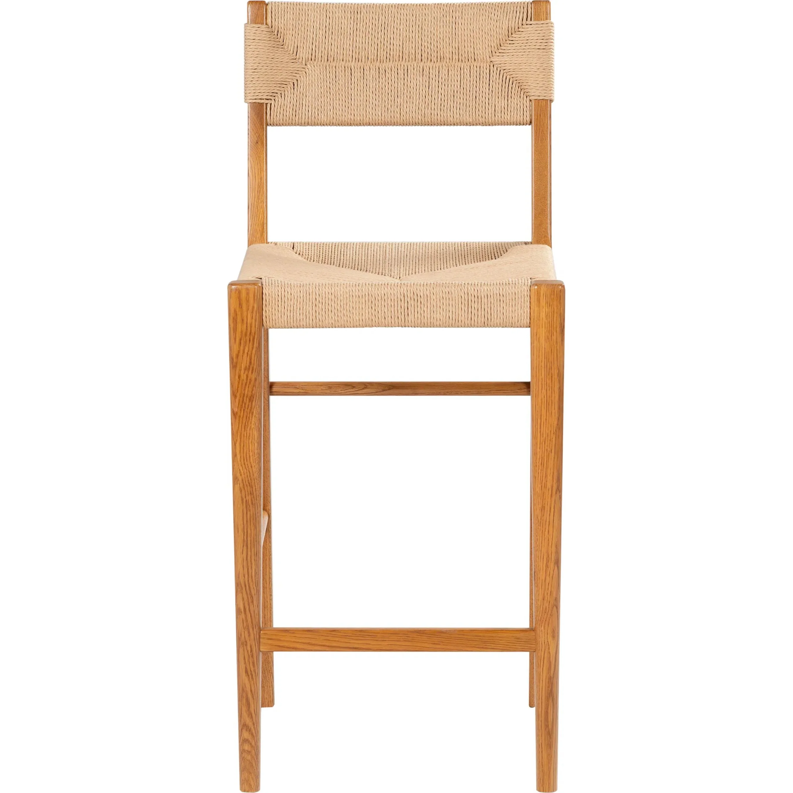 Peach Rattan Counter Stool - Image 8