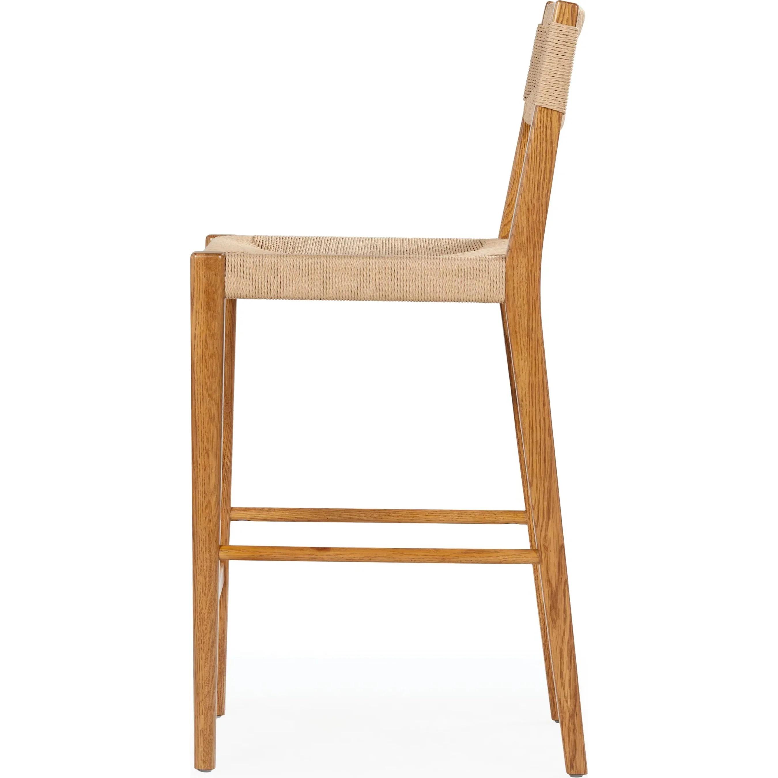 Peach Rattan Counter Stool - Image 9