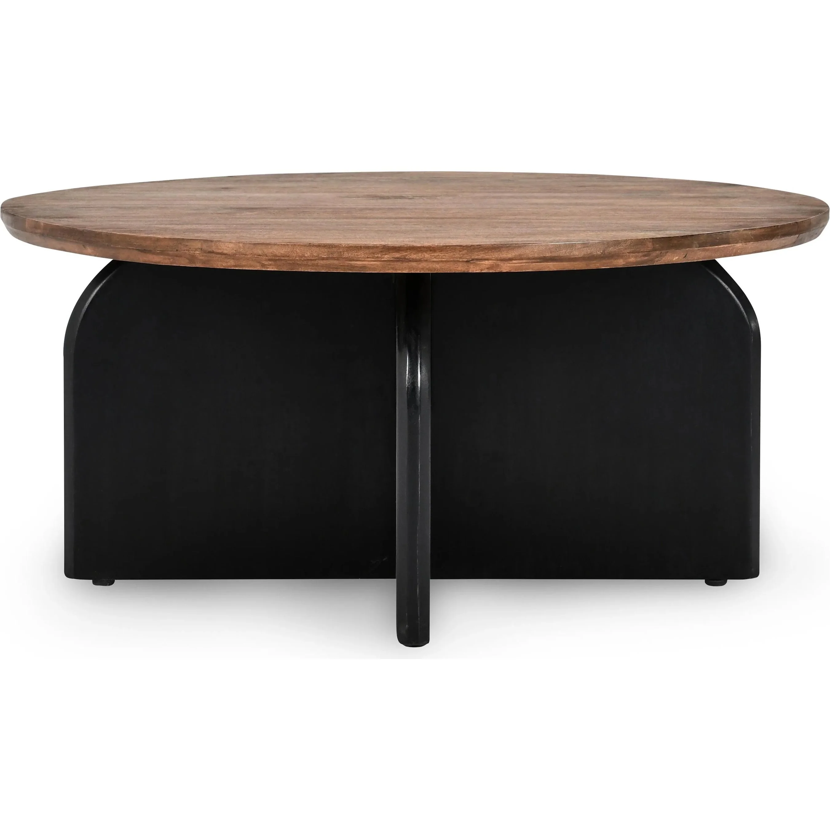 Penelope Mango Wood Two-Tone Coffee Table - Image 2