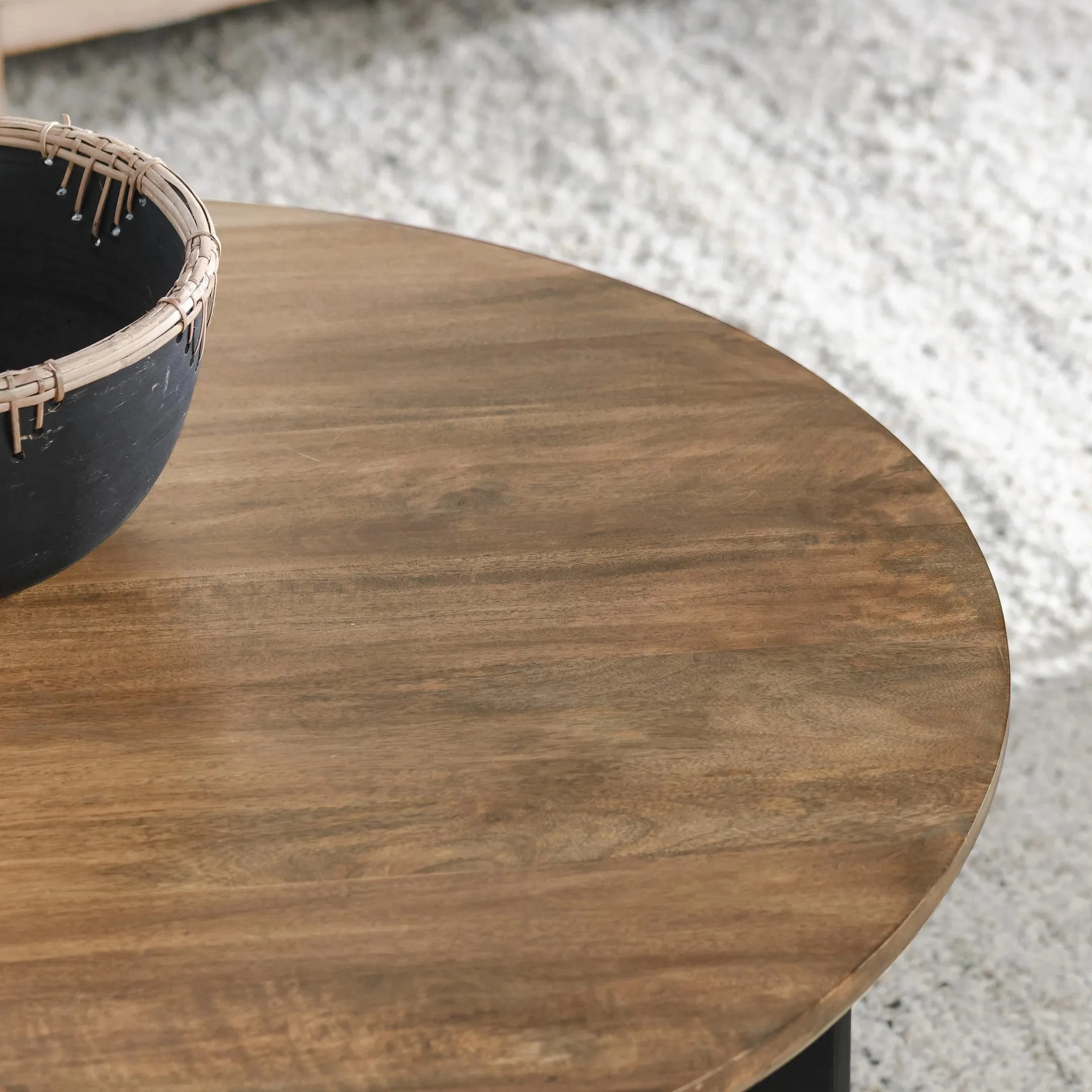 Penelope Mango Wood Two-Tone Coffee Table - Image 5