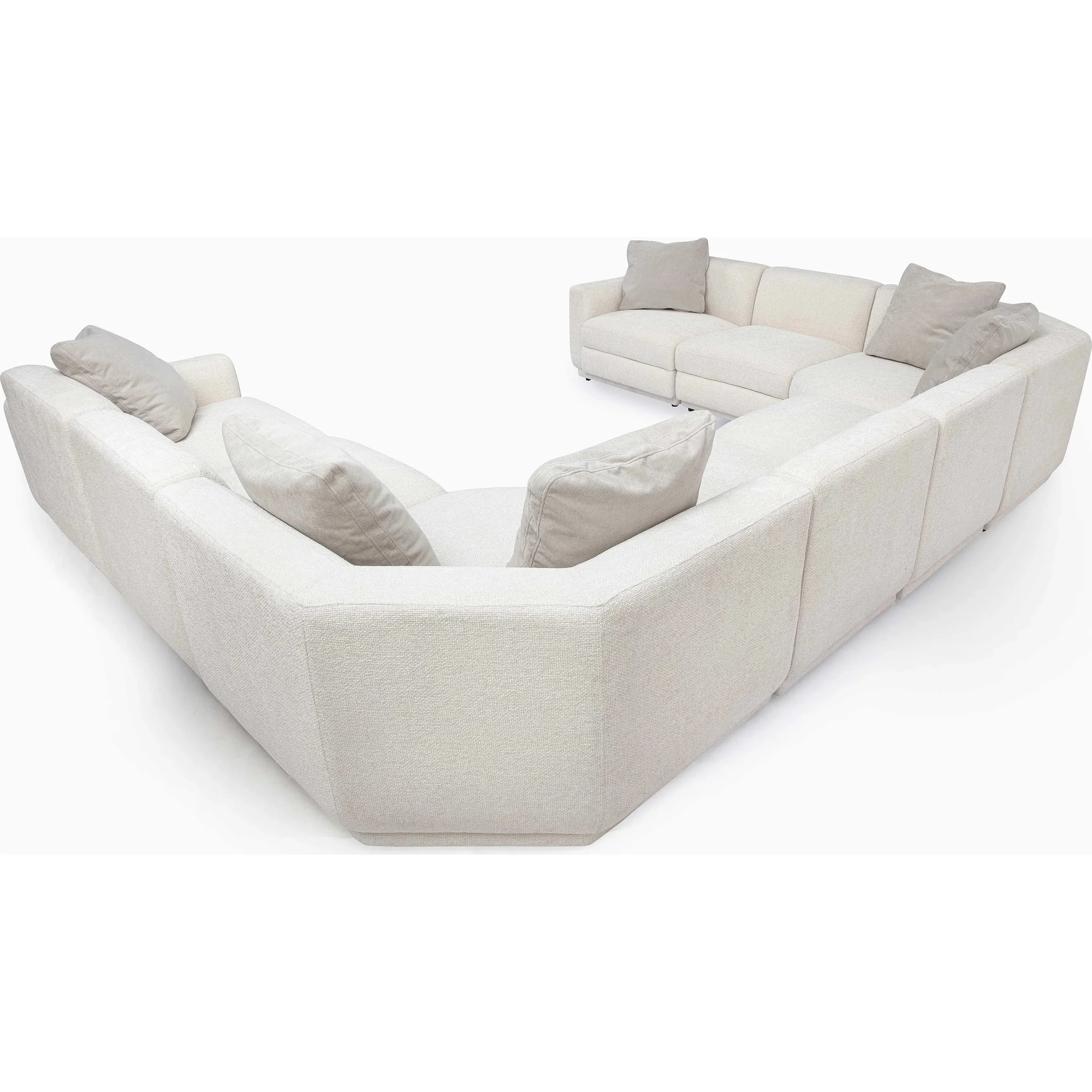 Perry Chenille Modular Large U-Sectional - Image 4
