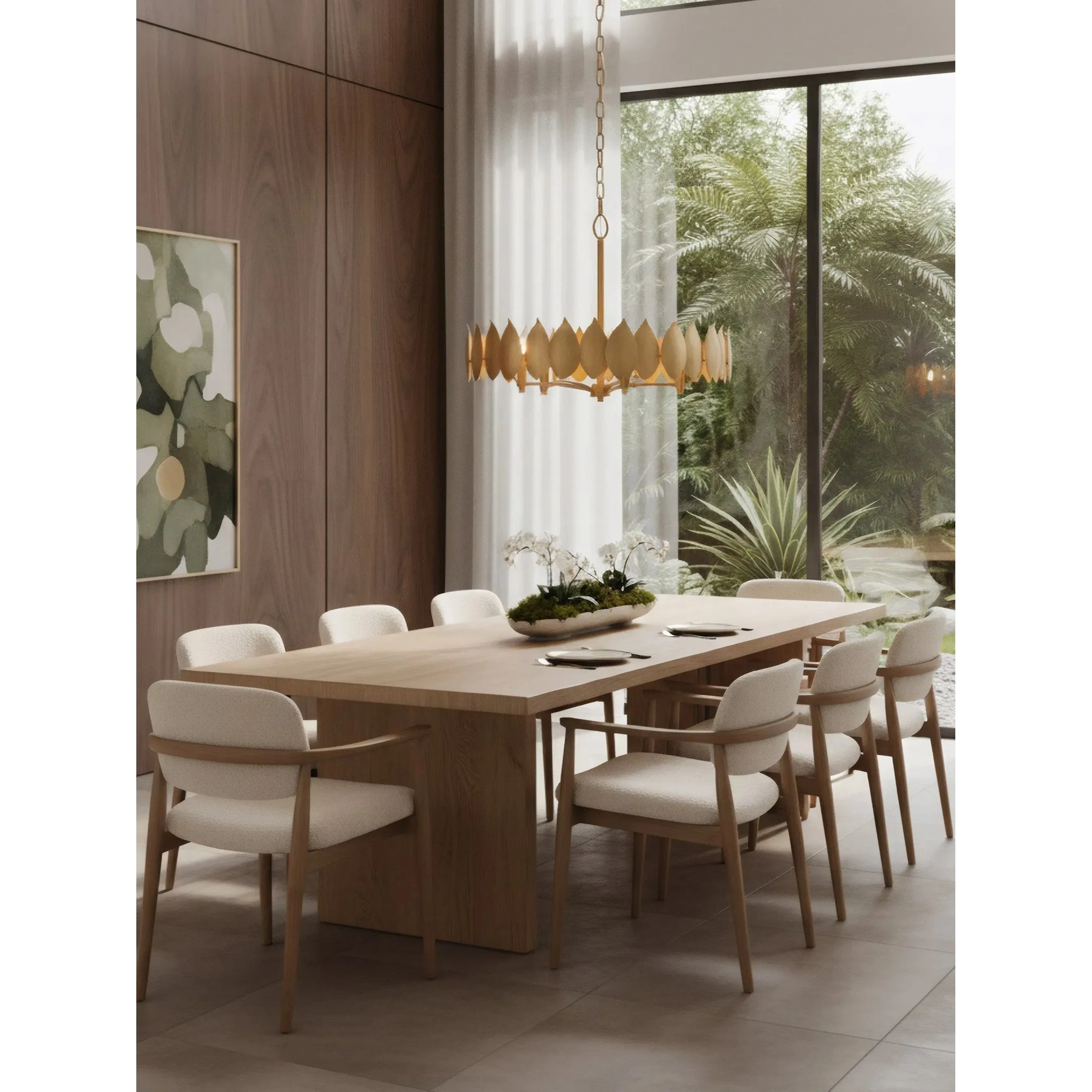 Petal Reign 5 Light Pendant - Image 4