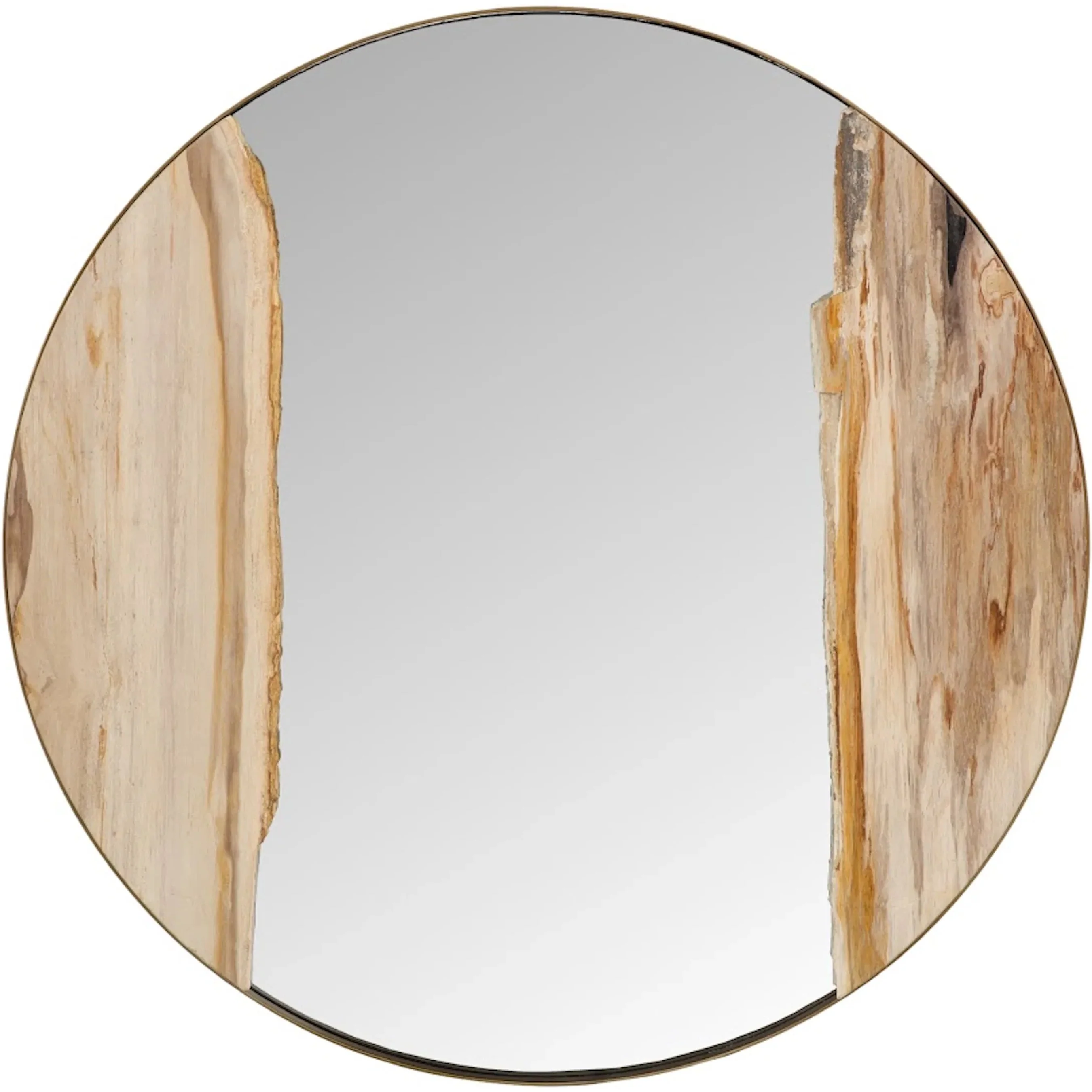 Petrified River Mirror Frame