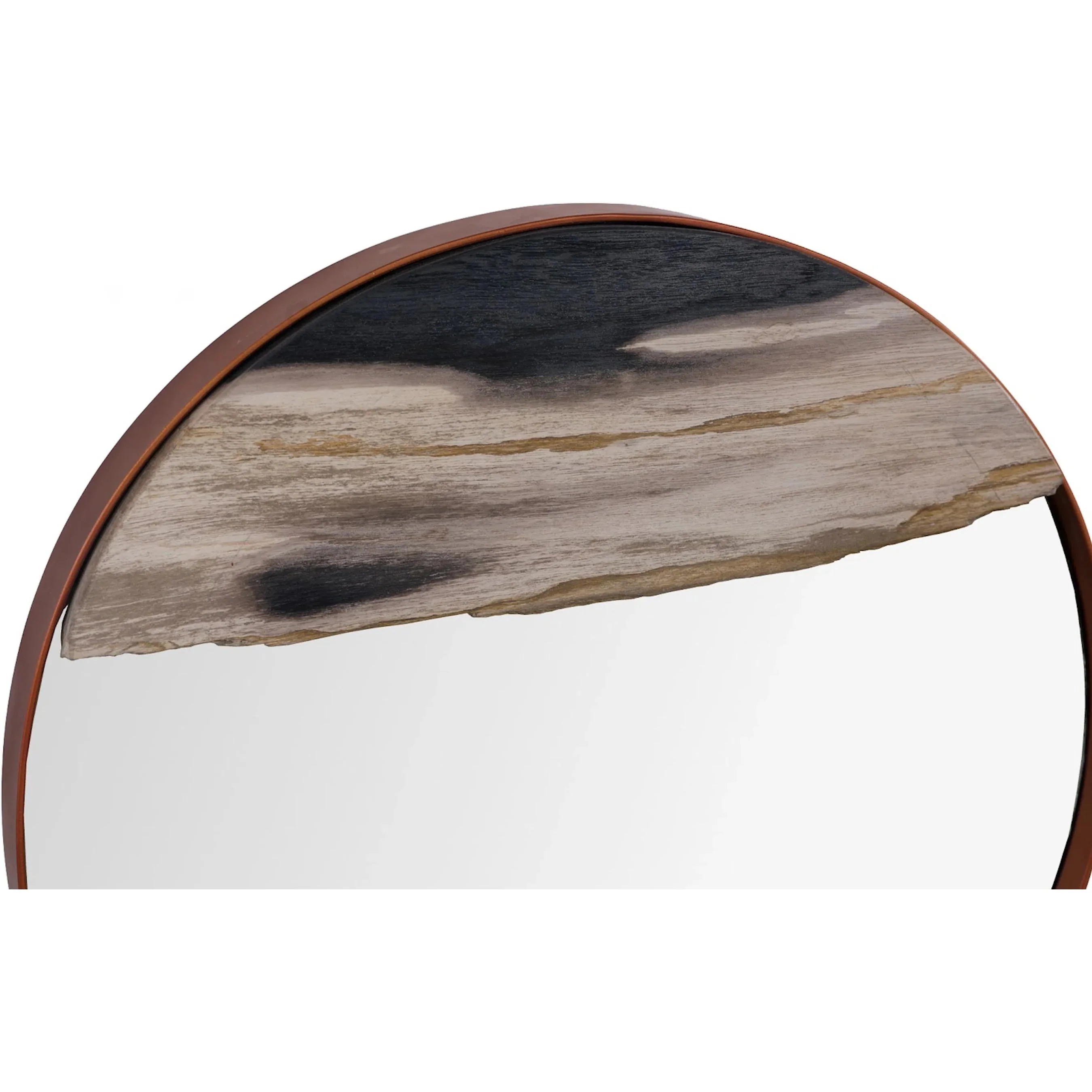 Petrified Slice Mirror Frame - Image 13