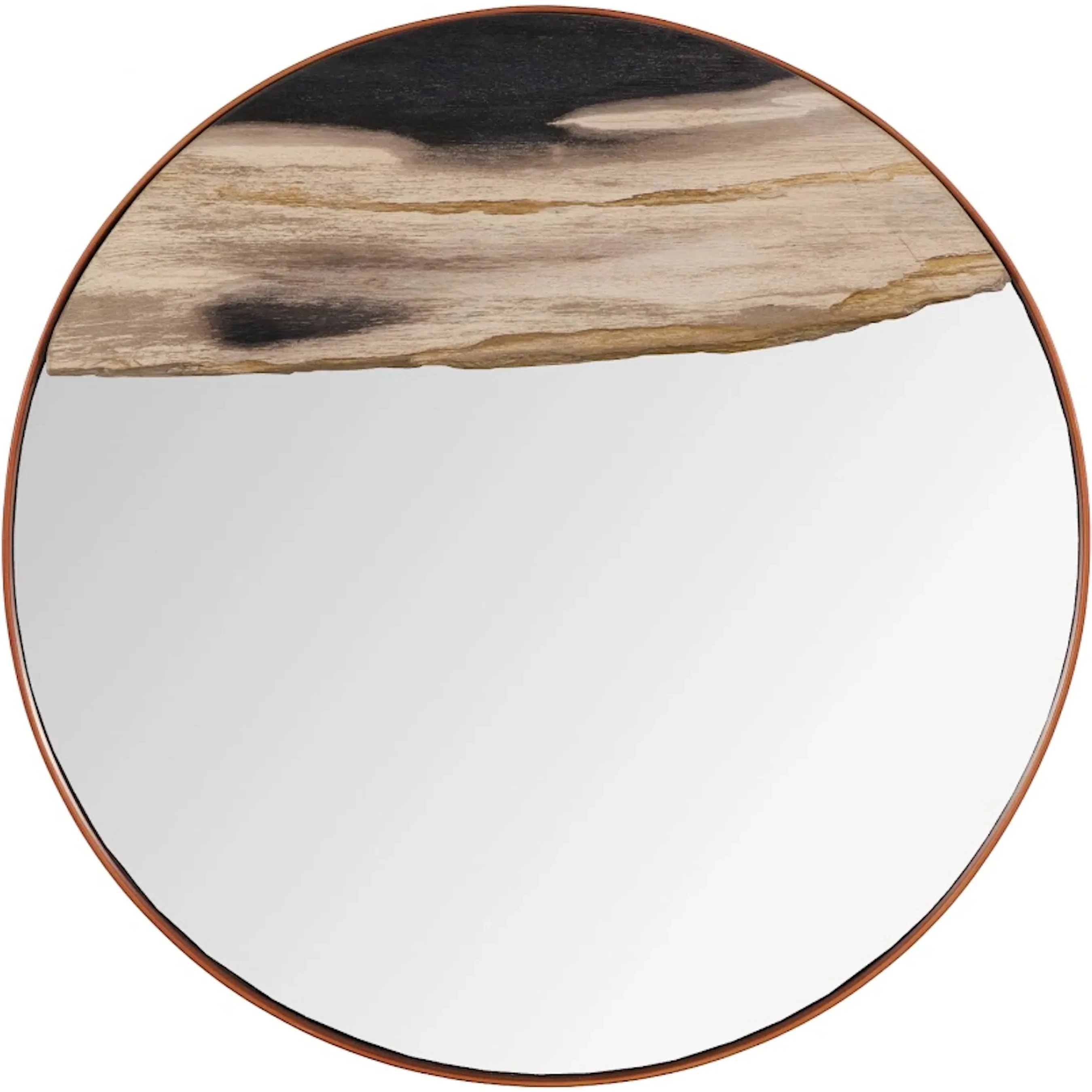 Petrified Slice Mirror Frame - Image 2