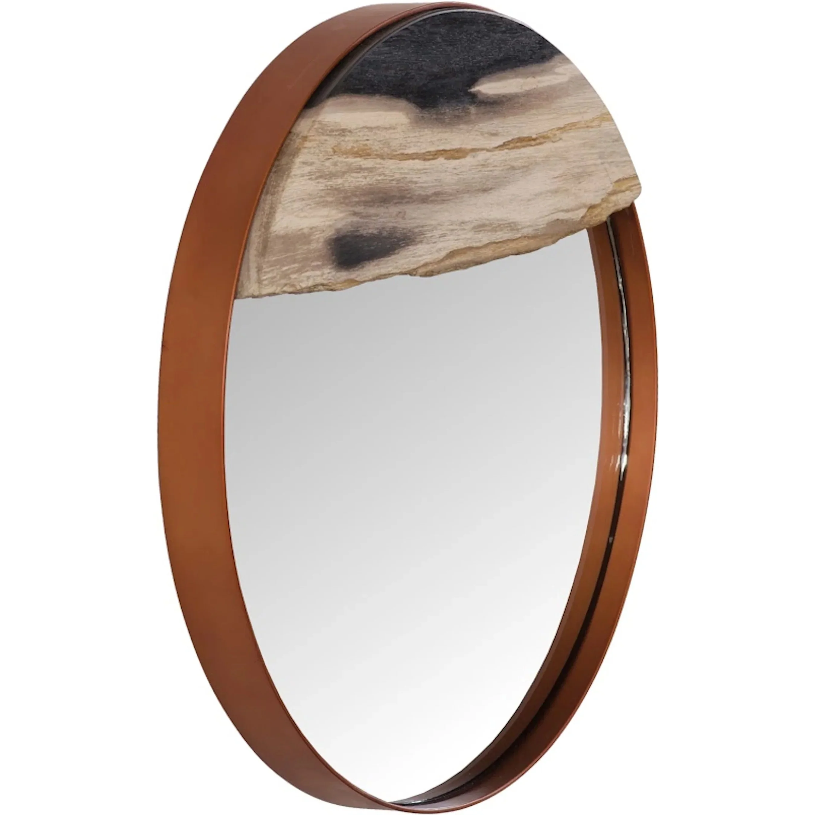 Petrified Slice Mirror Frame - Image 6