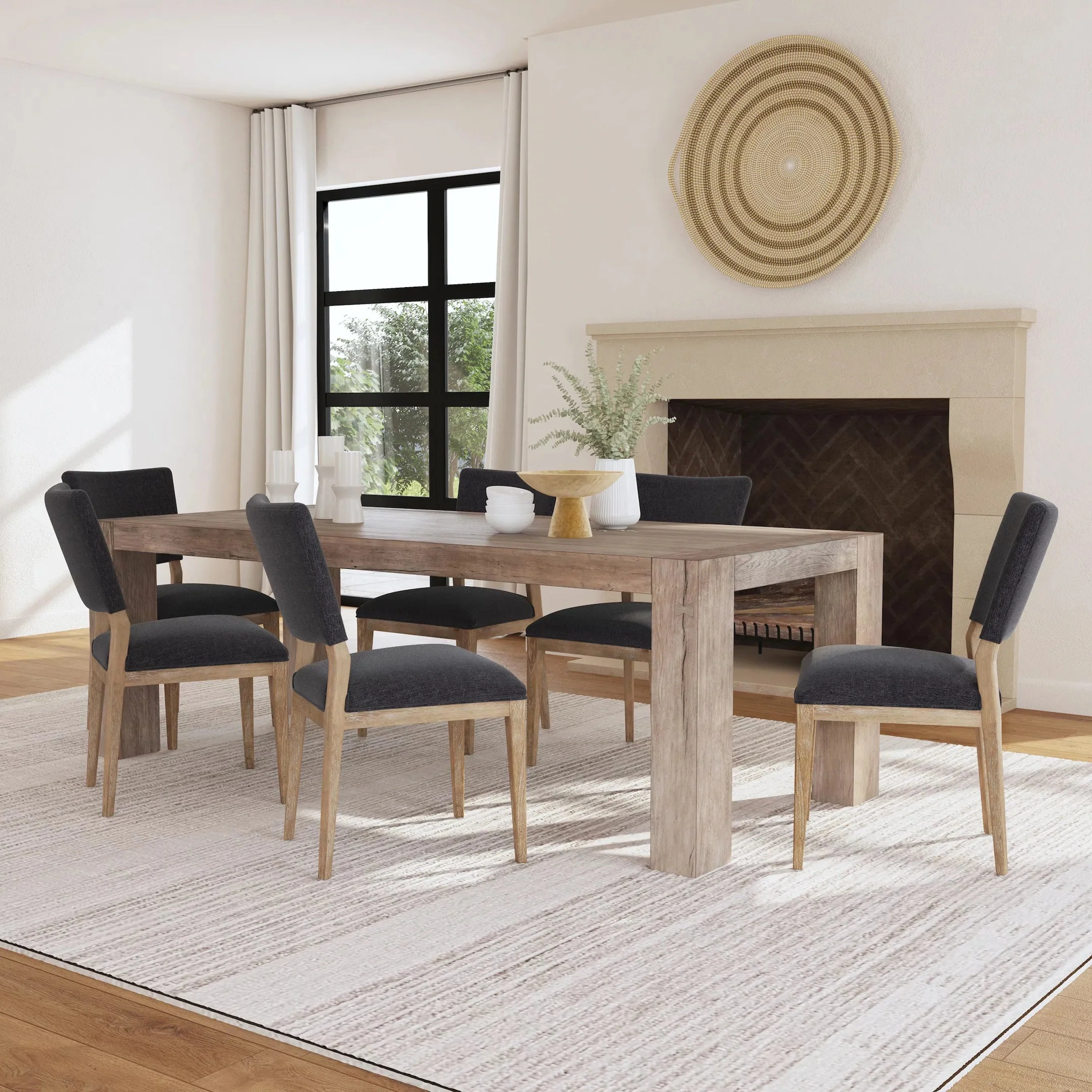 Phillip Upholstered Fabric Dining Chair (Set of 2) - Image 9