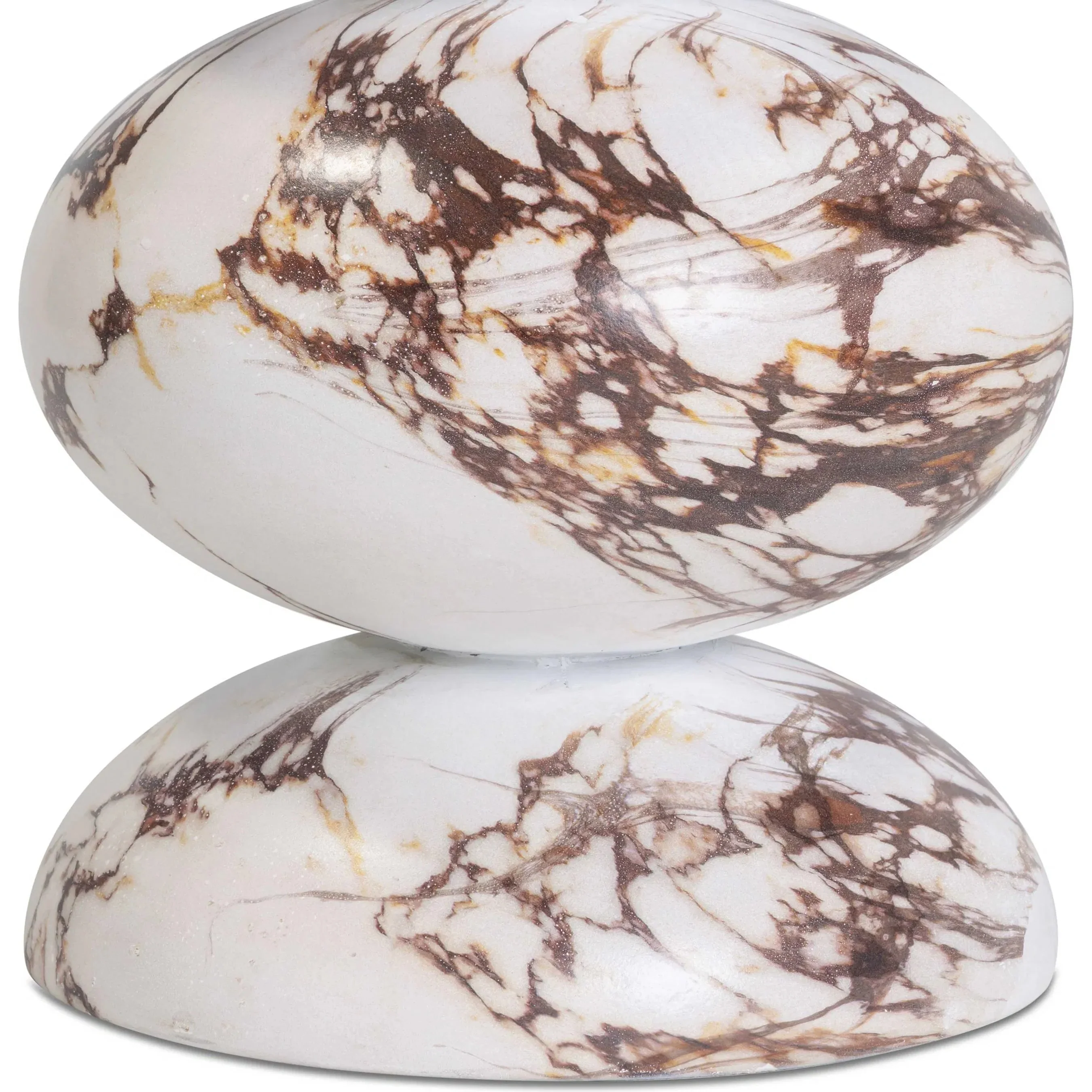 Pia Red Faux Marble Indoor/Outdoor Side Table - Image 3