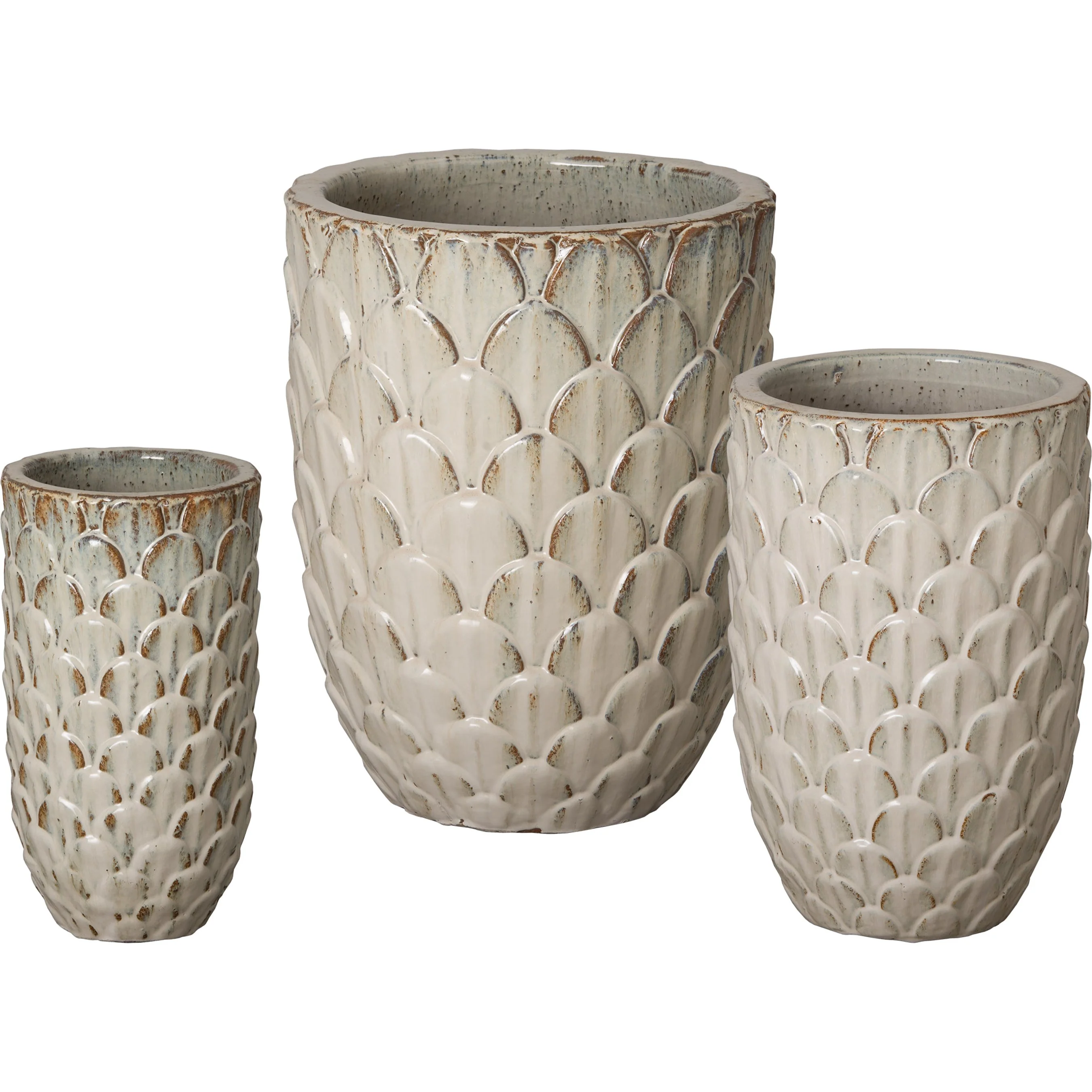 Pinecone Planters (Set of 3)