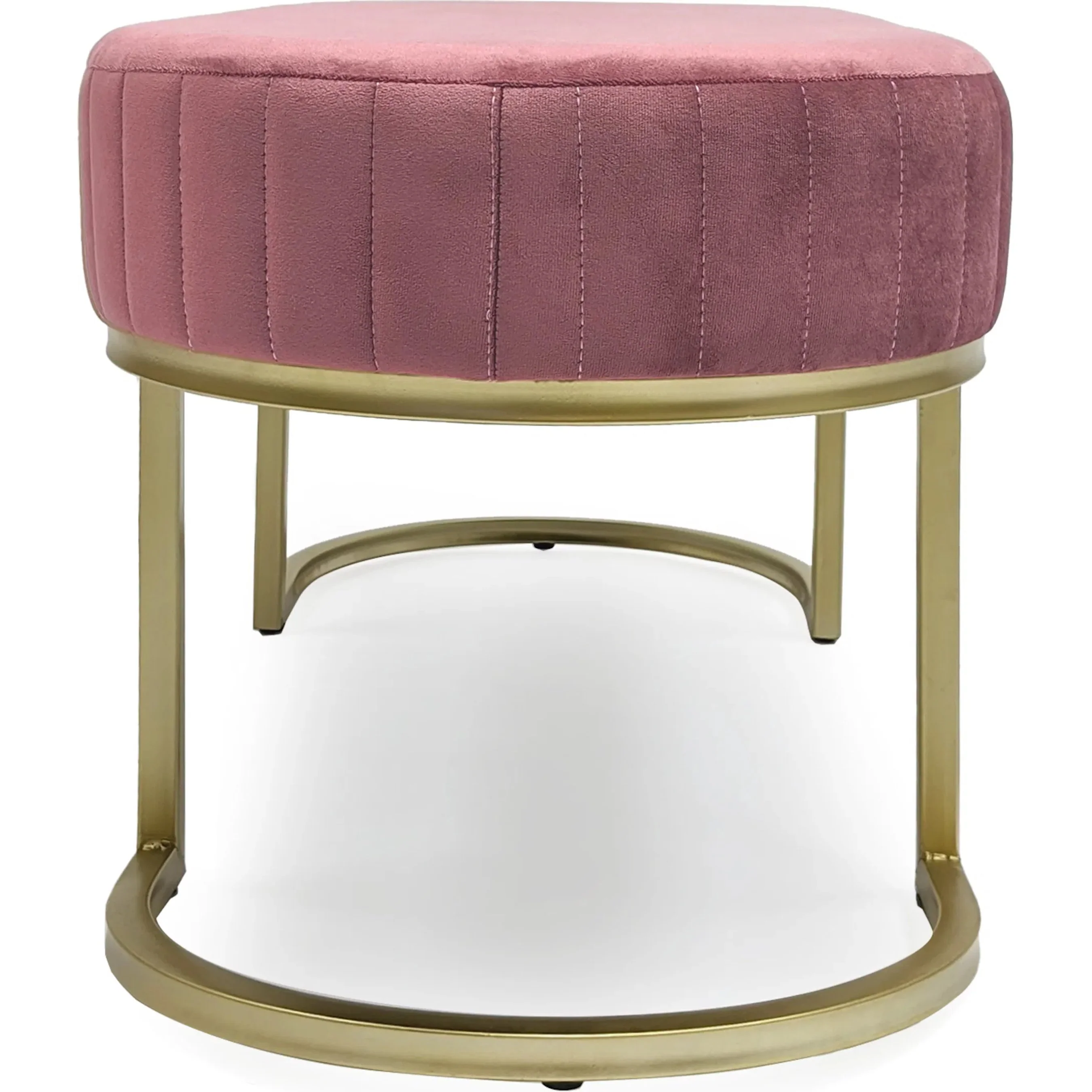 Pink Velvet Bench - Image 3