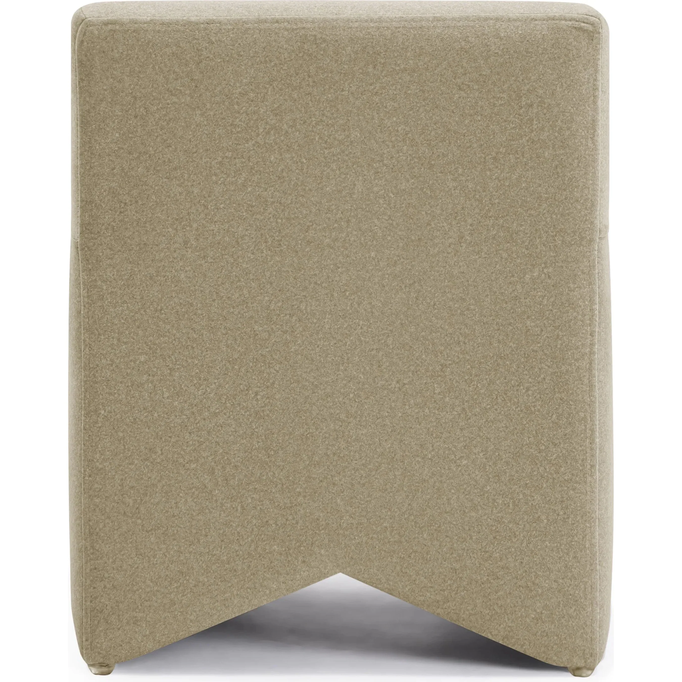 Pippa Vegan Mohair Accent Stool - Image 3