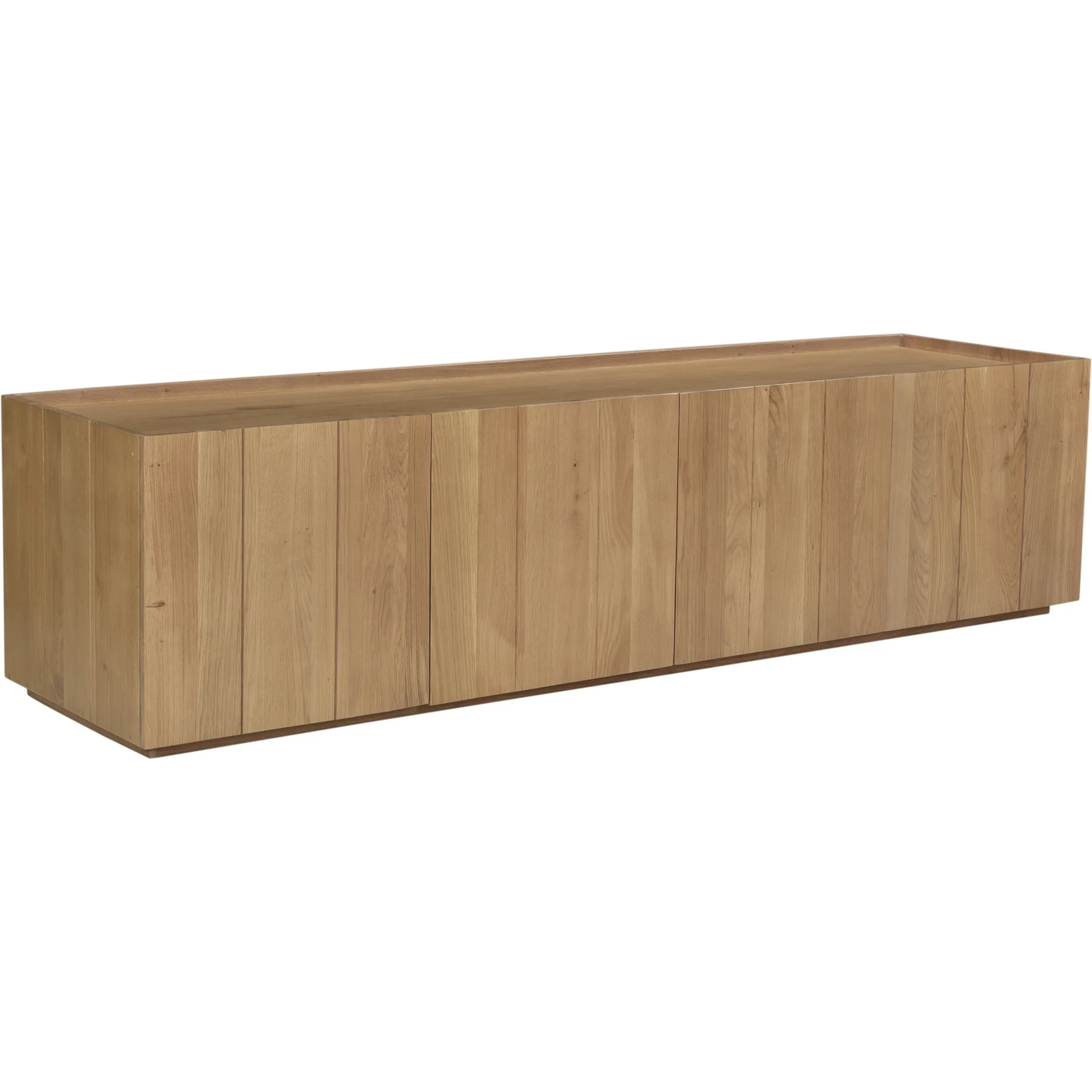 Plank Media Cabinet Natural