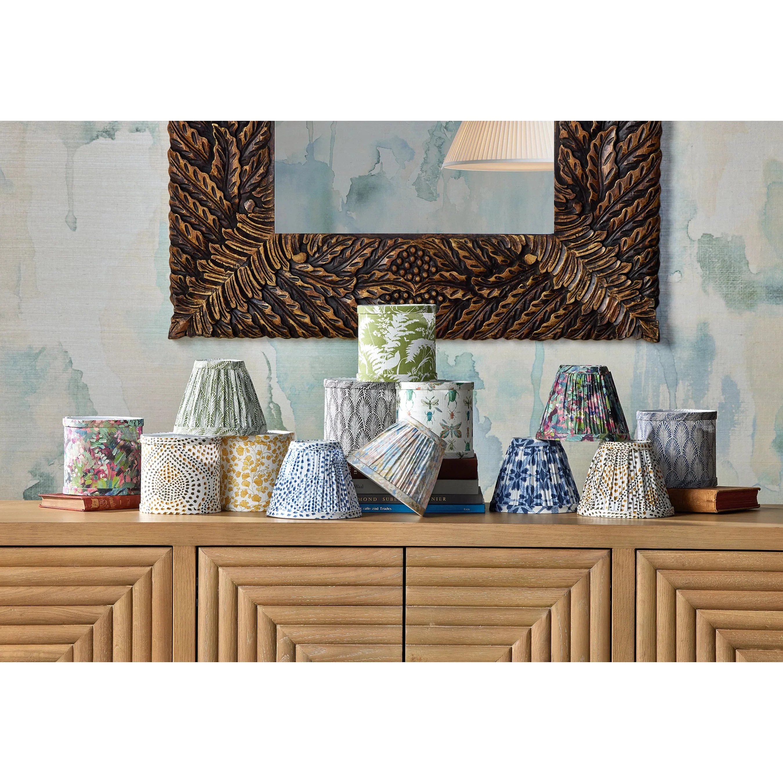 Plume Drum Chandelier Shade - Image 8