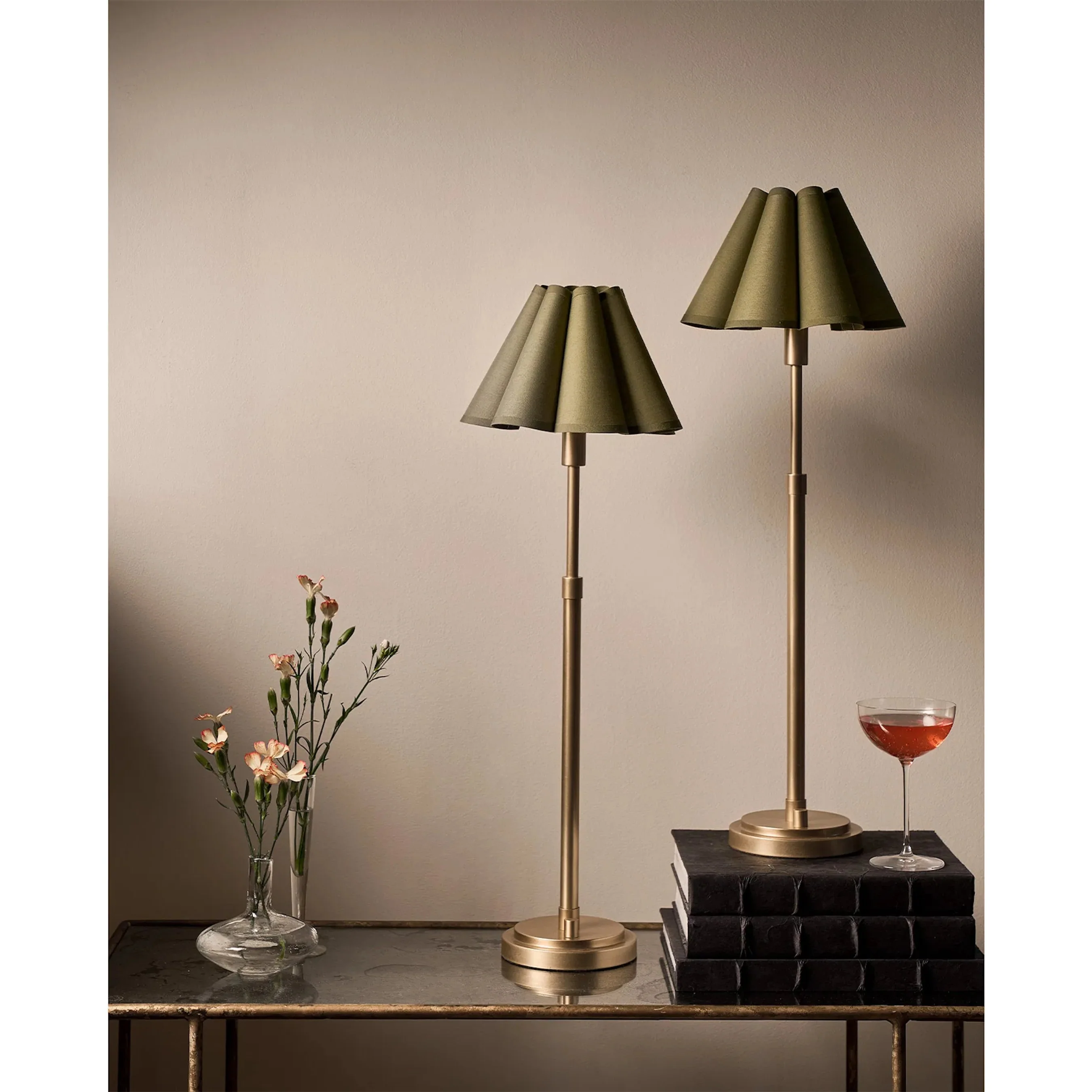 Polly Buffet Lamp, Green - Image 7