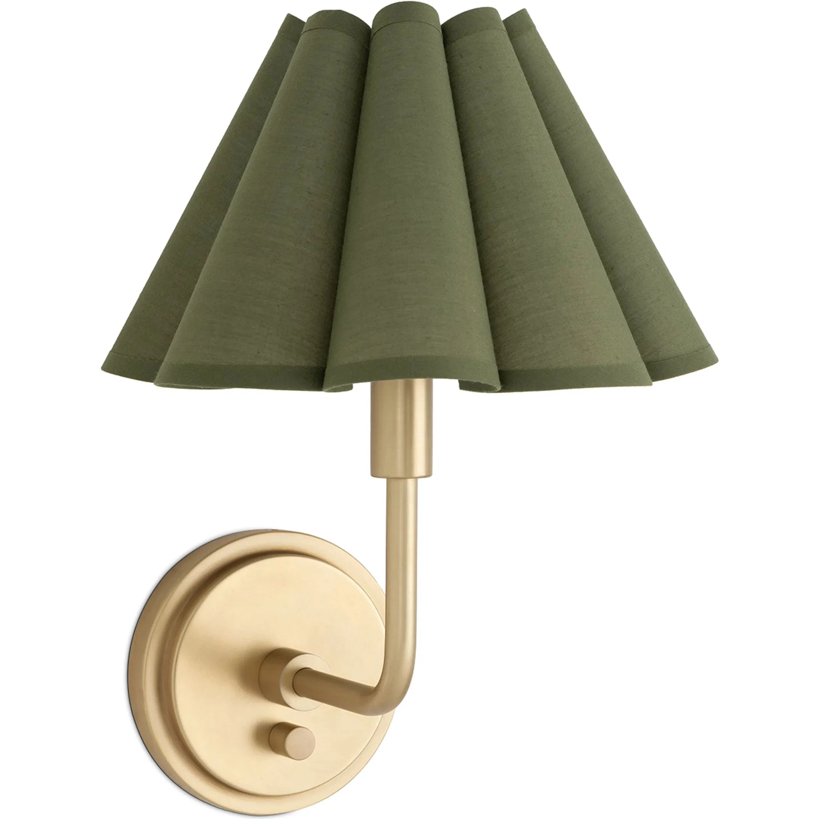 Polly Sconce Single, Green