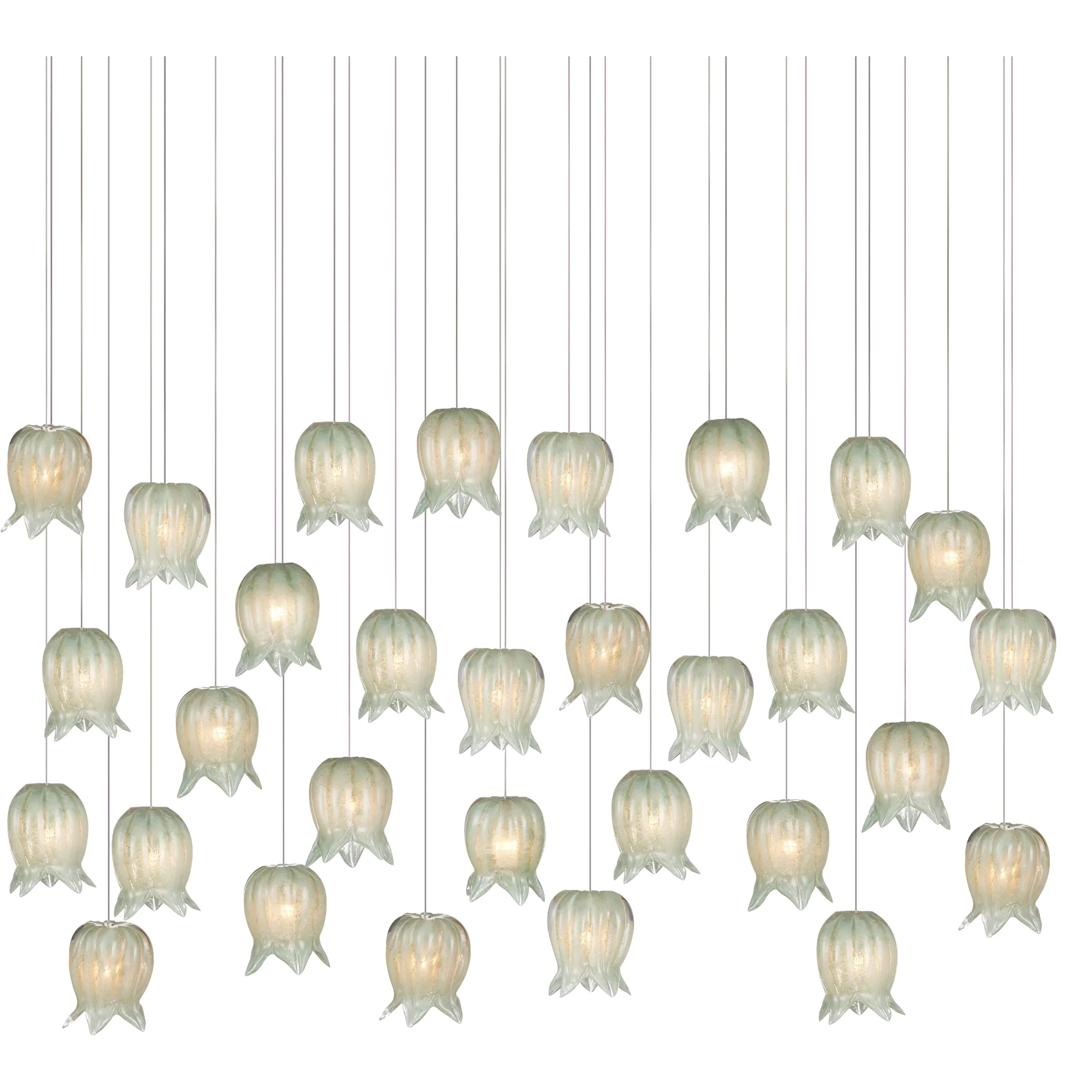 Polpo 30-Light Linear Multi-Drop Pendant