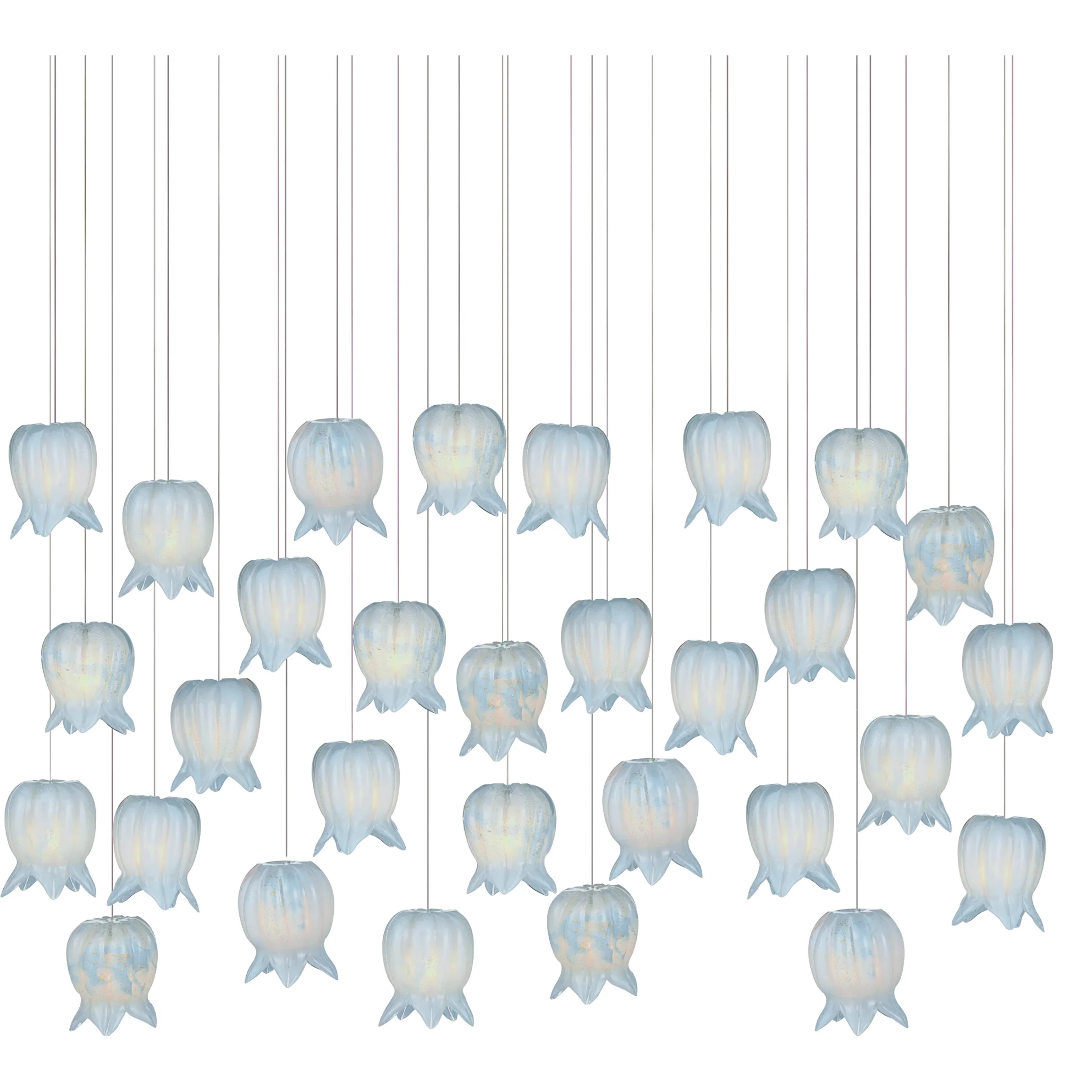 Polpo 30-Light Linear Multi-Drop Pendant - Image 3