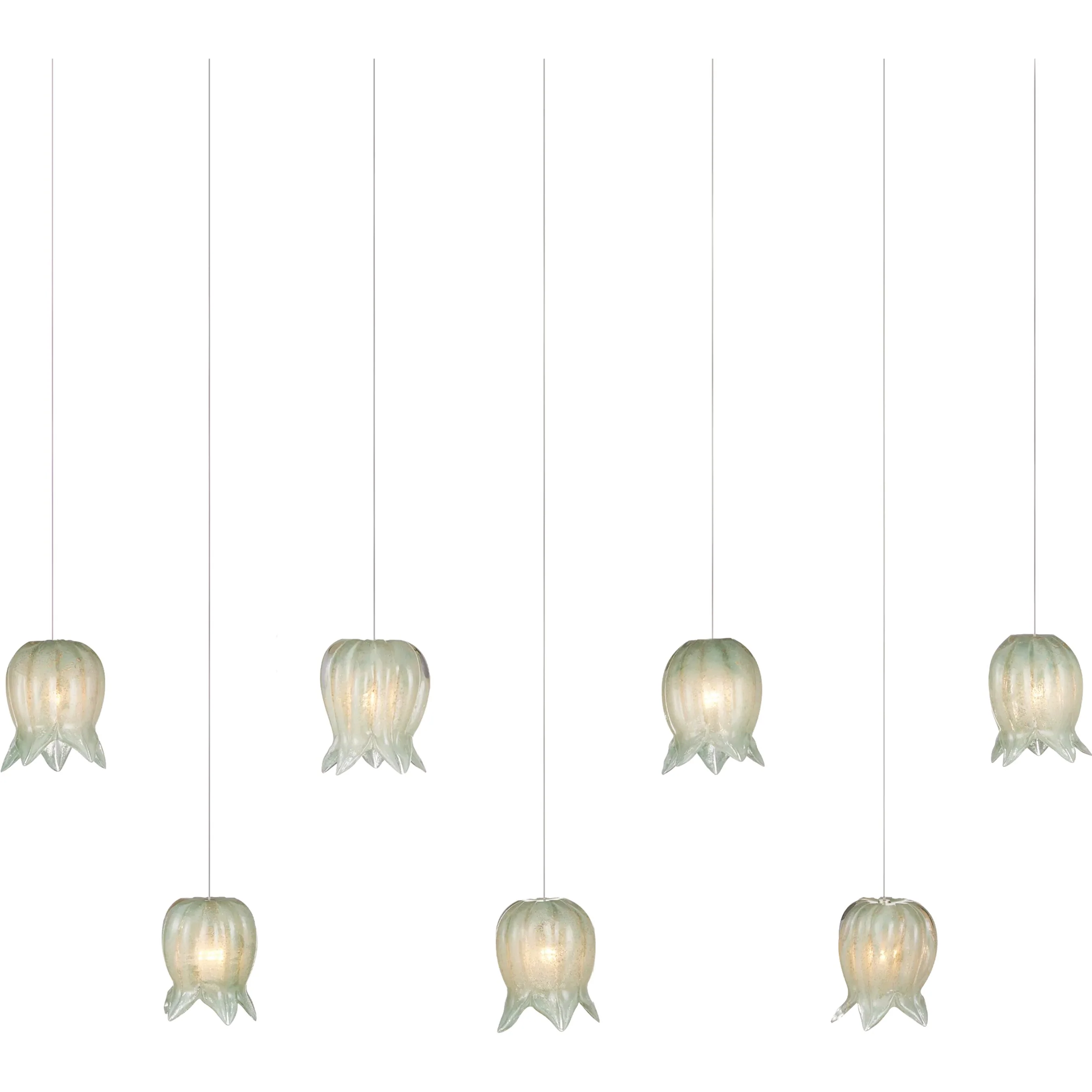 Polpo 7-Light Linear Multi-Drop Pendant